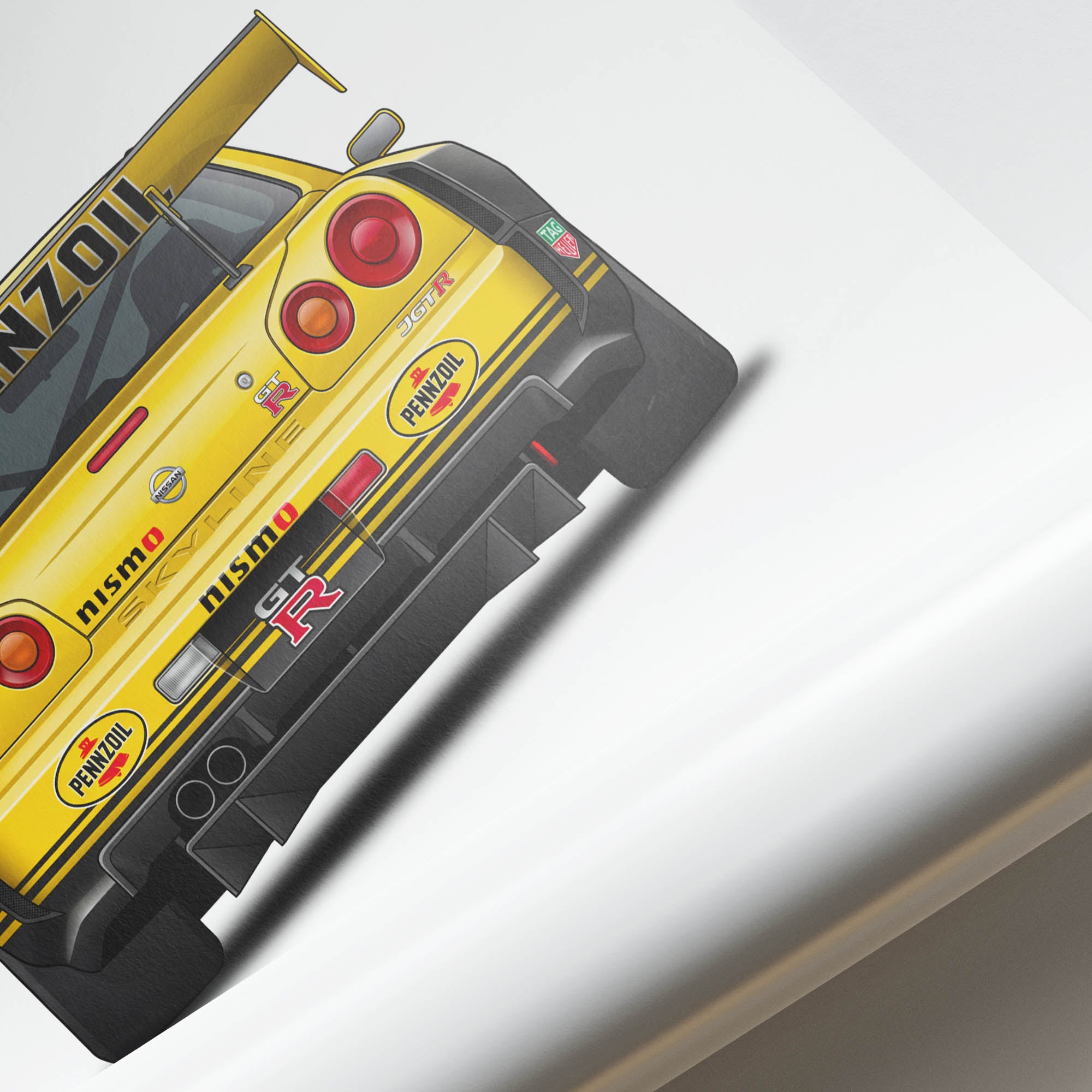 1999 Nissan Skyline GT R R34 JGTC Pennzoil – Car Print
