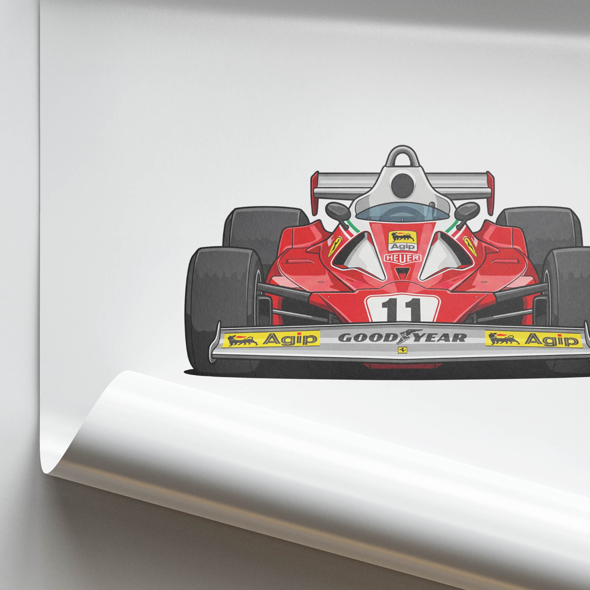1977 Ferrari 312T2 Niki Lauda – Car Print