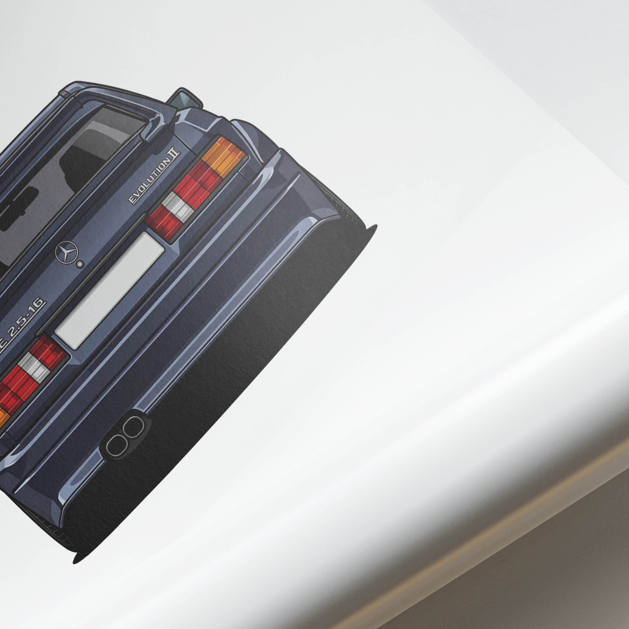 1990 Mercedes-Benz 190E 2 5 16 Evolution II – Car Print