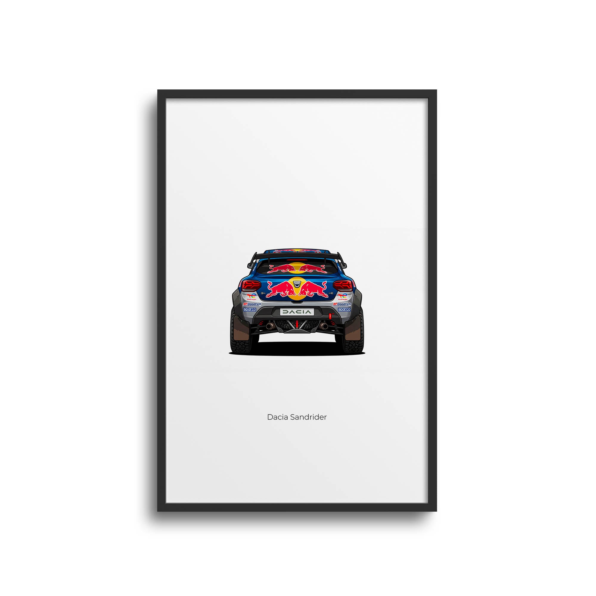 2025 Dacia Sandrider S Bastien Loeb – Car Print