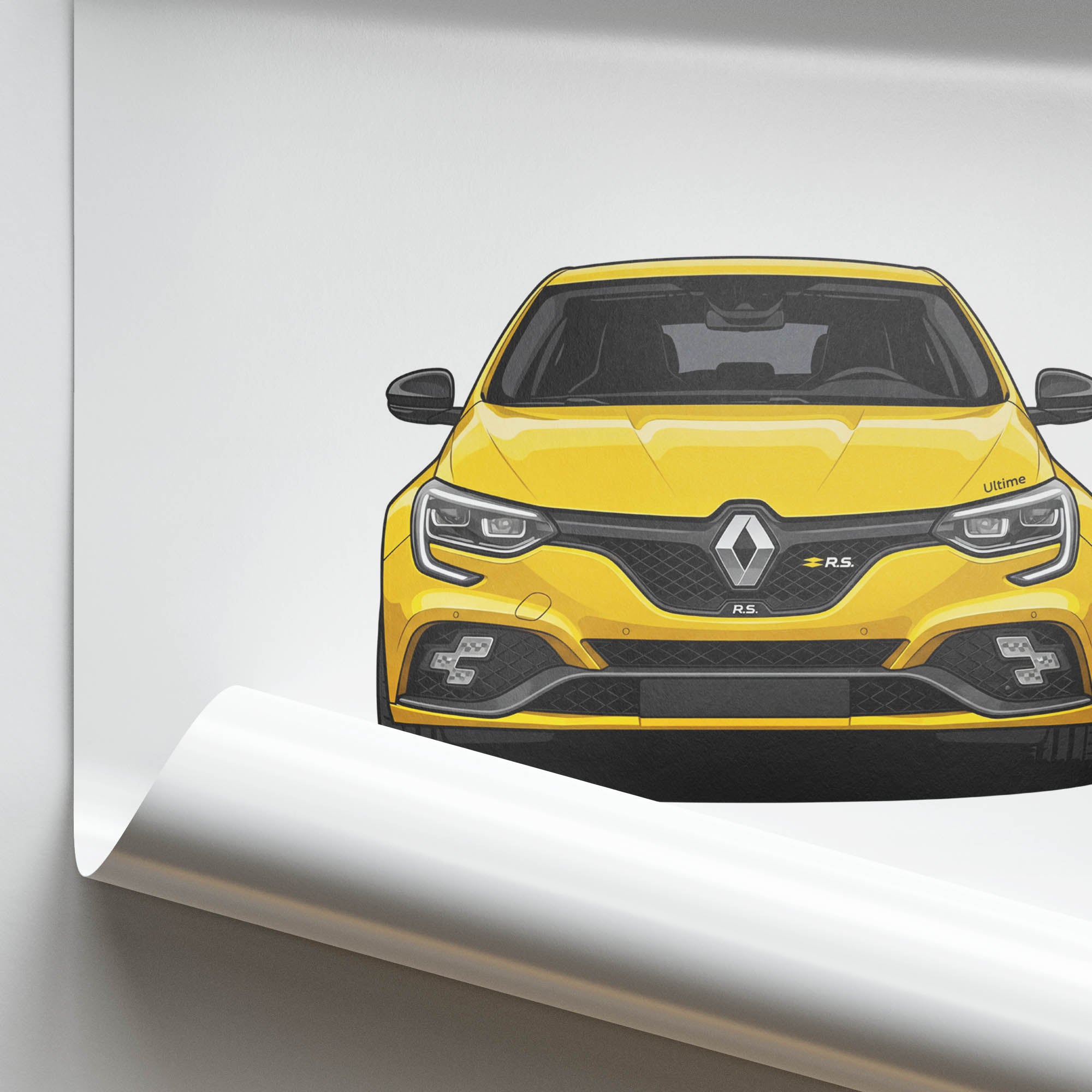 2023 Renault Megane R S Ultime Sirius – Car Print (Front)