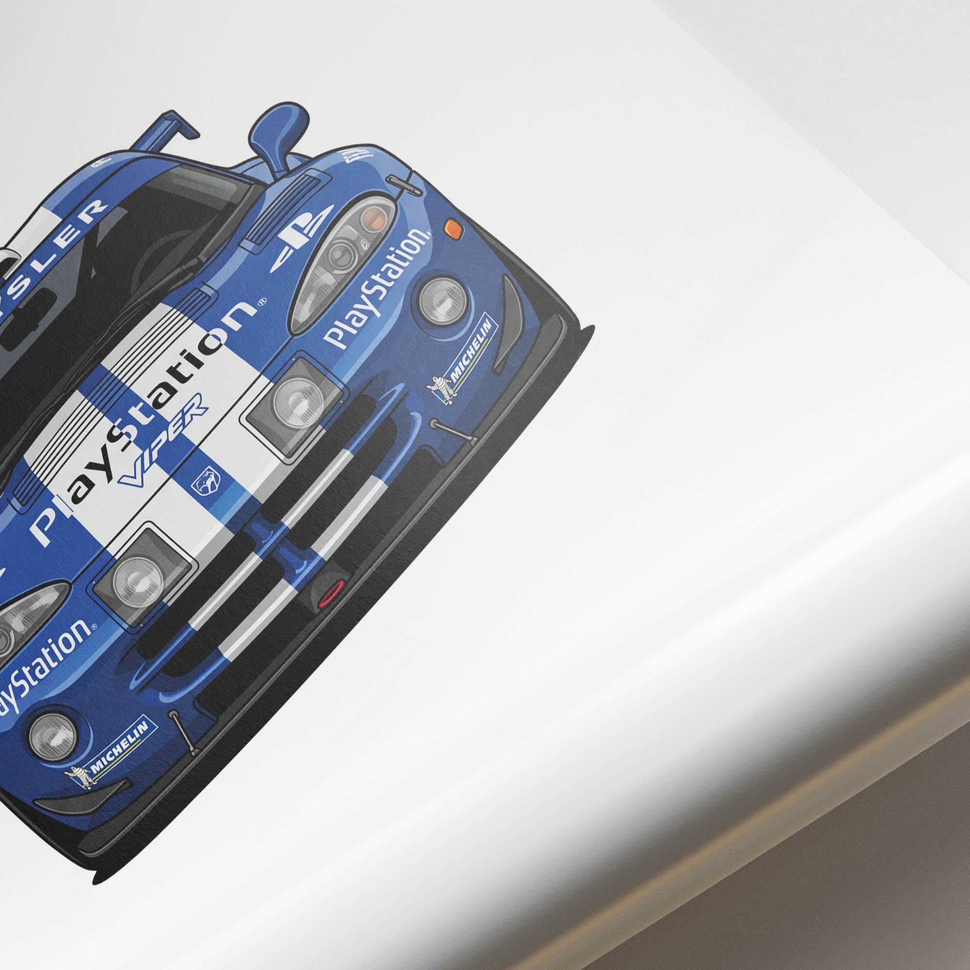 2001 Chrysler Viper Gts R Le Mans Team Oreca – Car Print