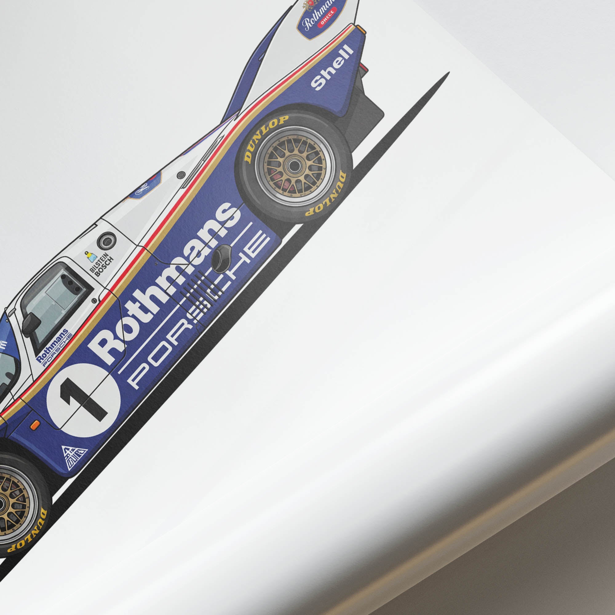 1982 Porsche – Car Print (Side)