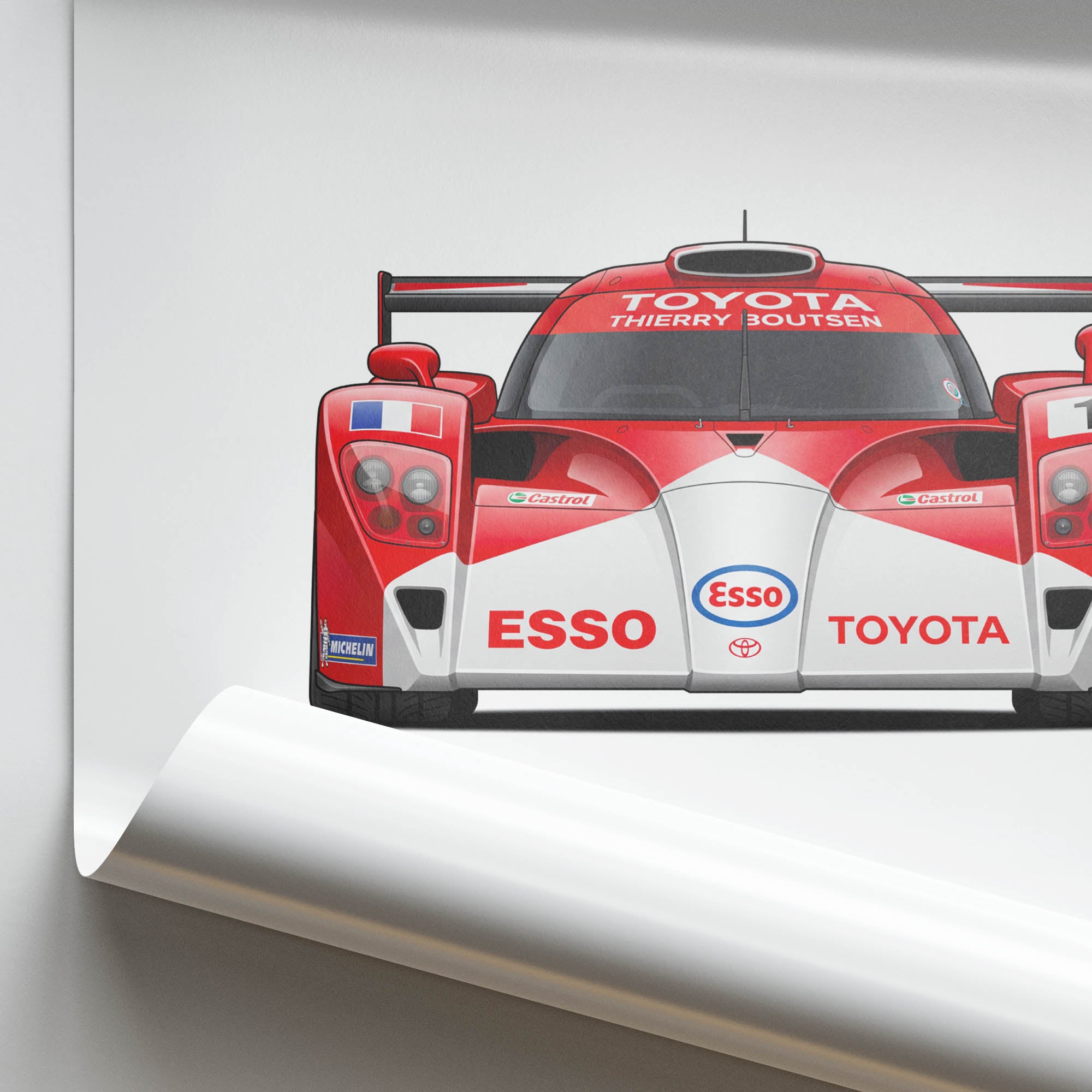 1998 Toyota GT One Thierry Boutsen – Car Print (Front)