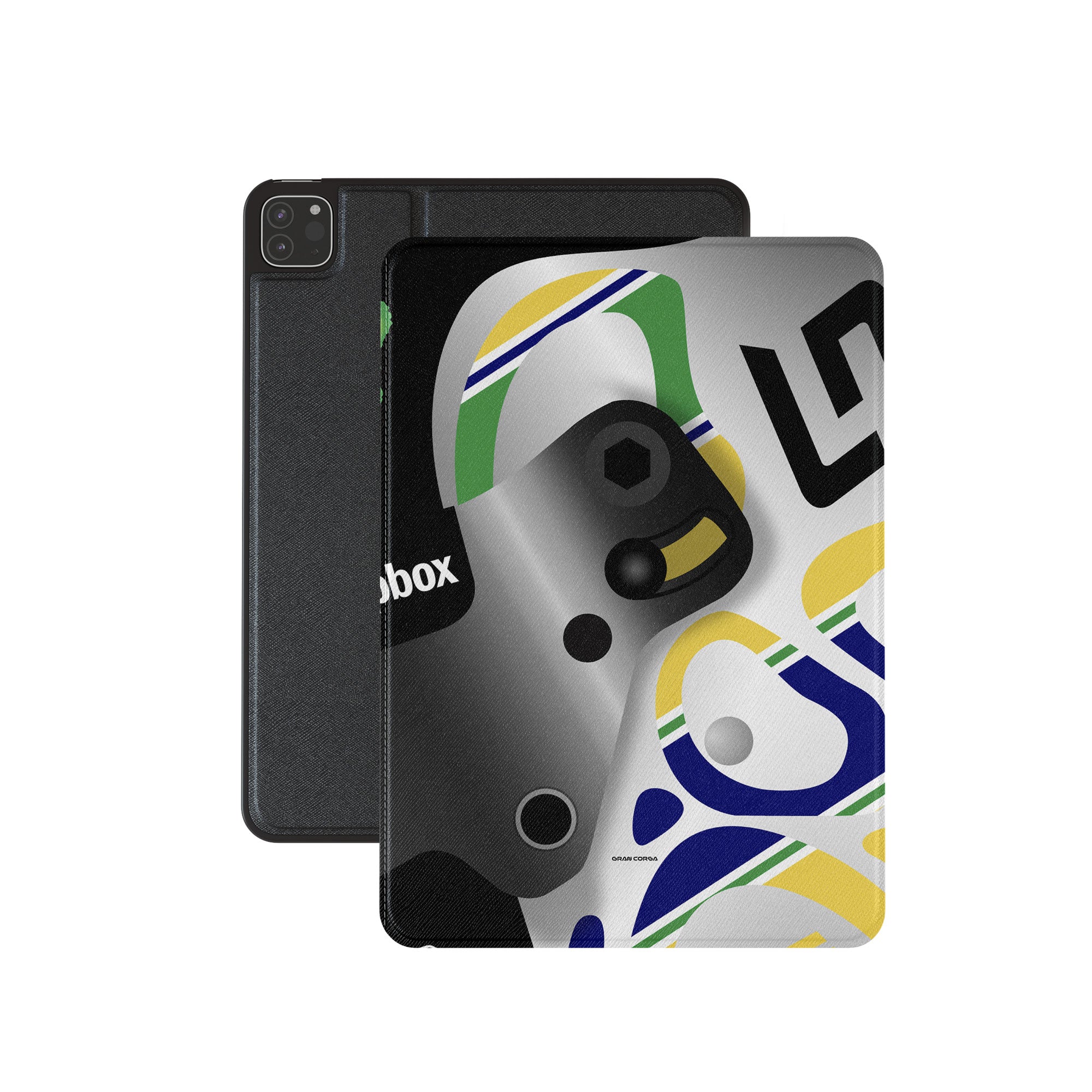 Lando Norris iPad Case – McLaren 2024 F1 Helmet Design Tablet Cover