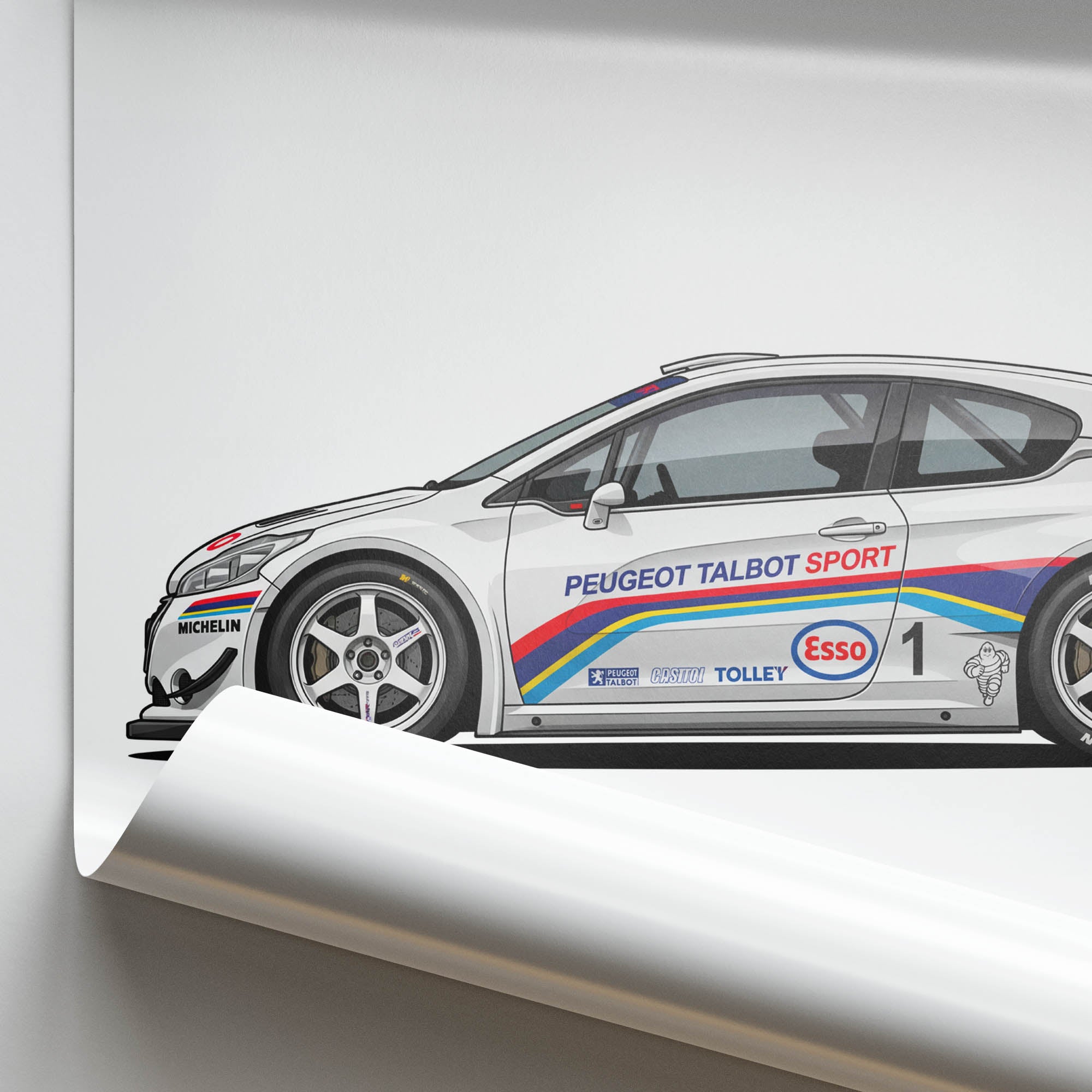 1992 Peugeot 905 Evo 1B Peugeot Talbot Sport – Car Print