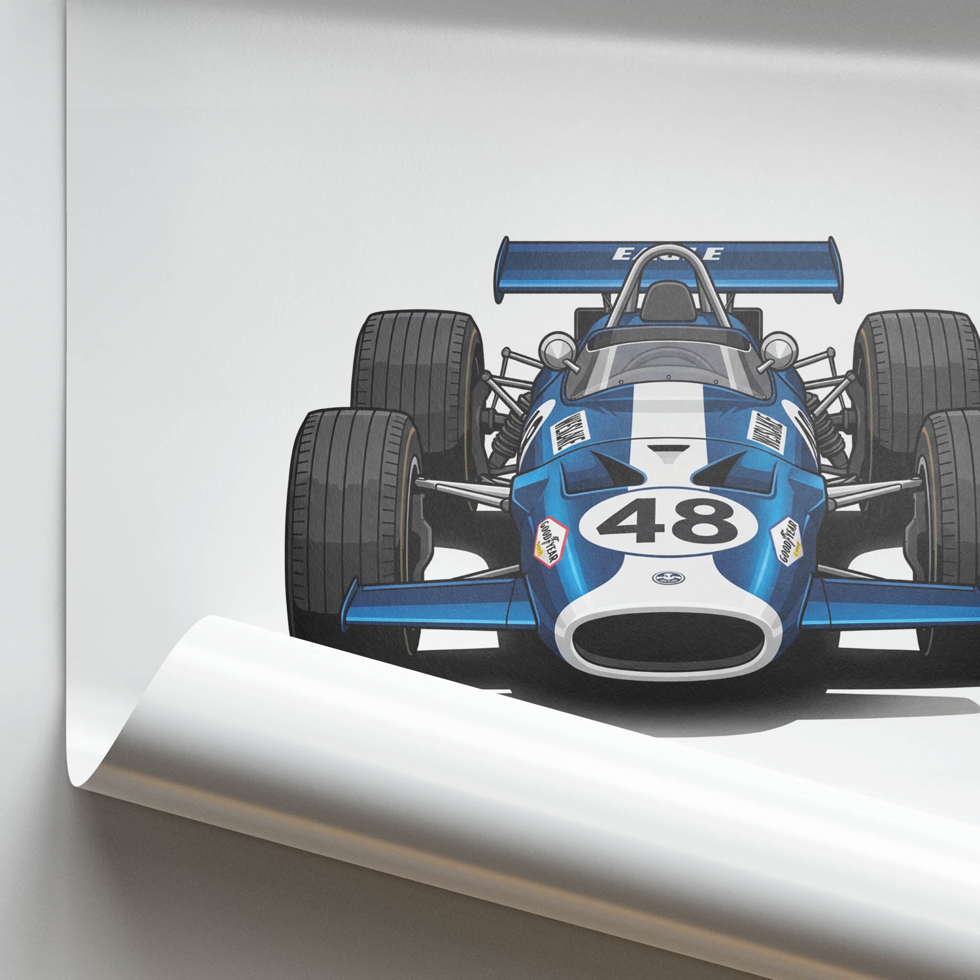 1967 Eagle Weslake T1G Dan Gurney – Car Print