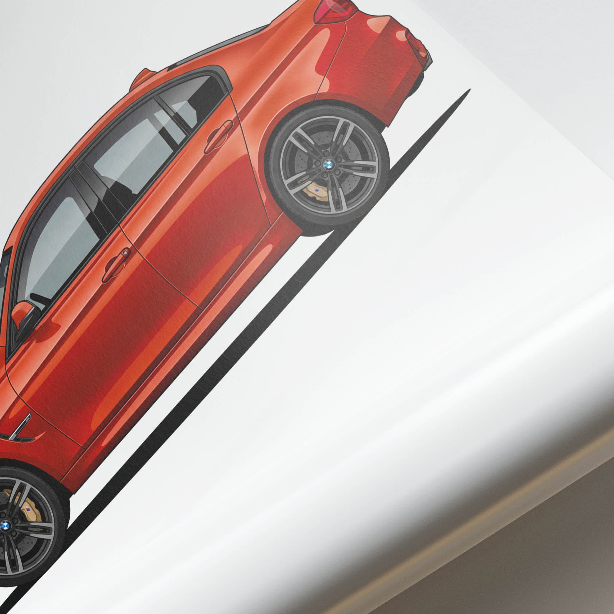 2015 BMW M3 Sedan F80 Sakhir – Car Print