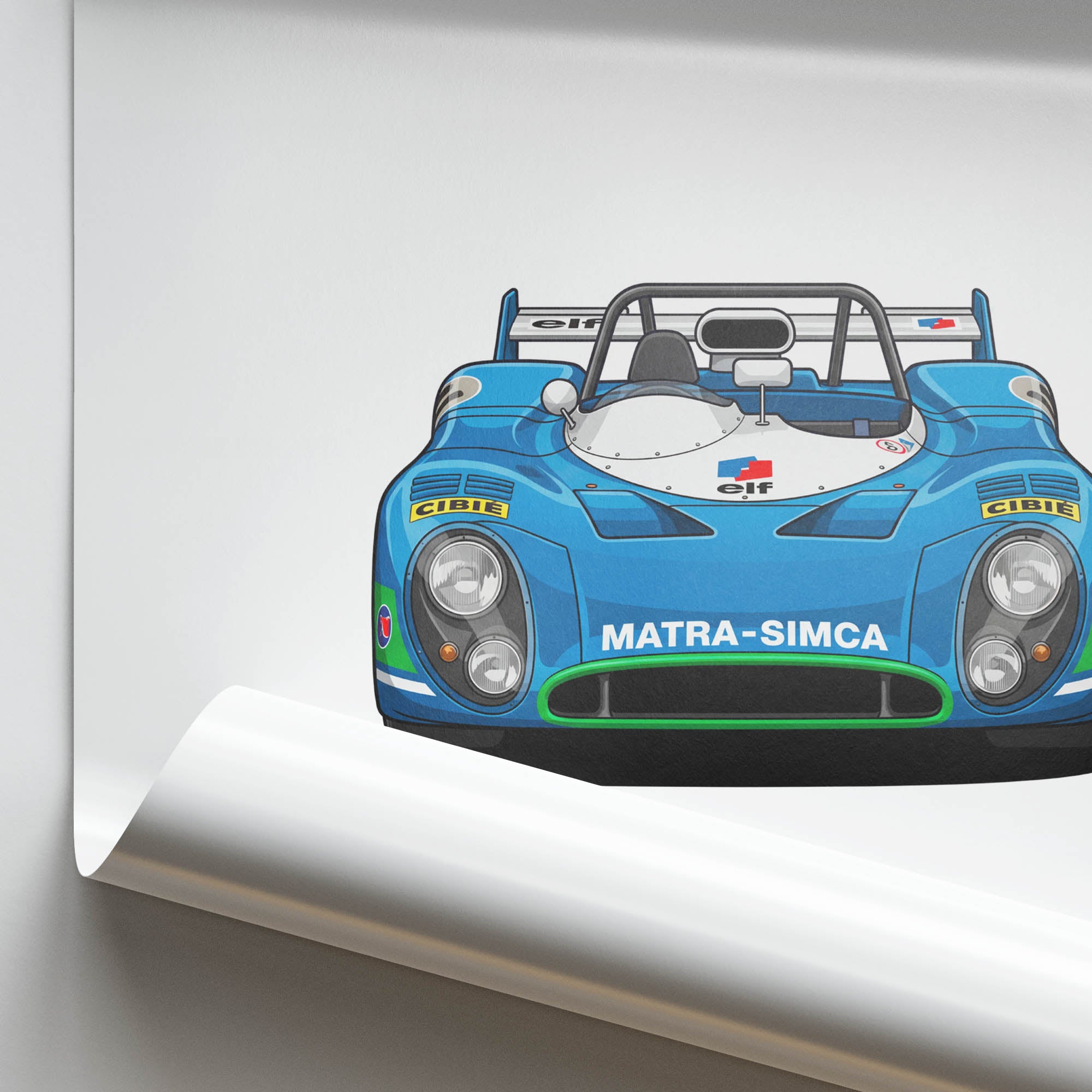 1972 Matra Simca MS670 Matra – Car Print