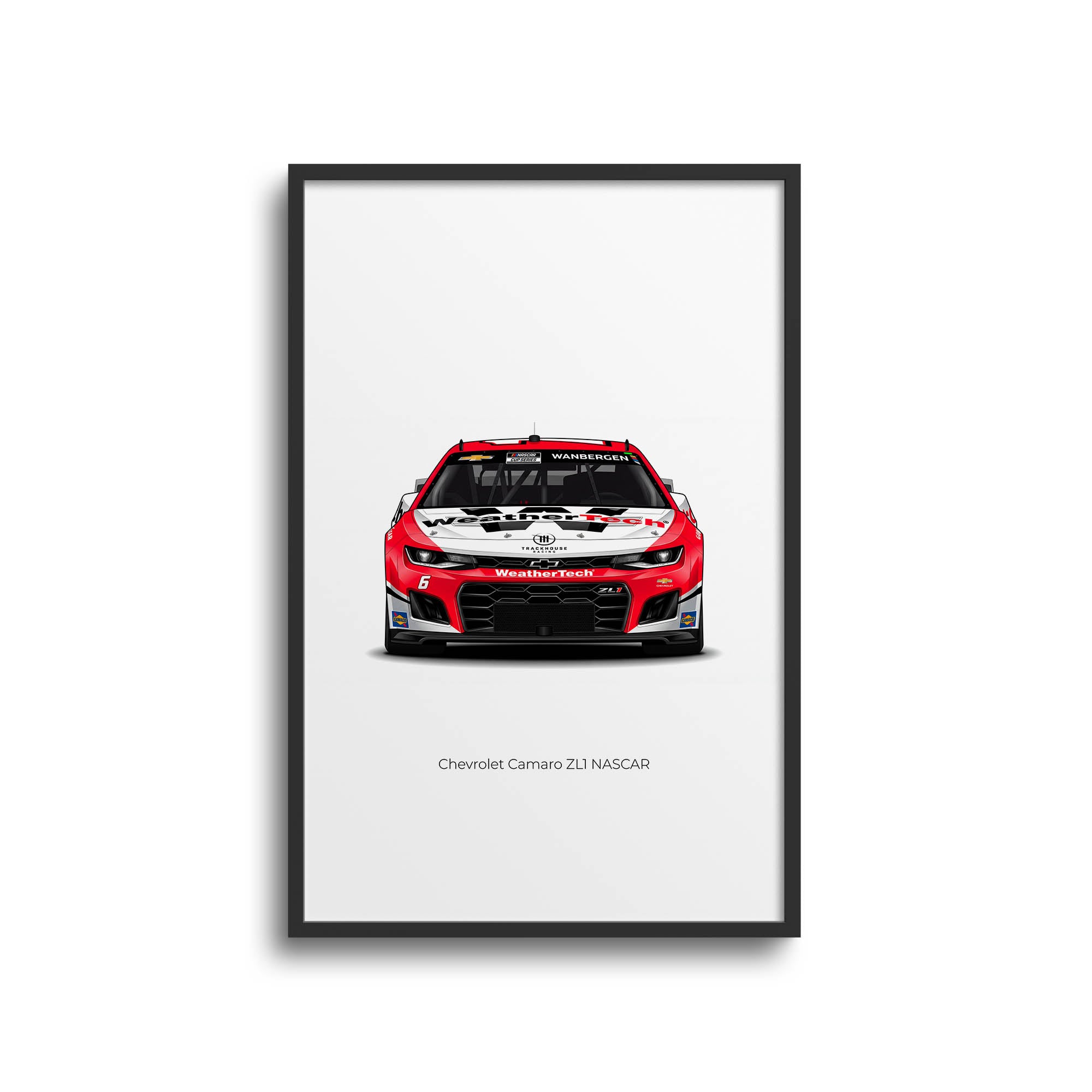 2025 Chevrolet Camaro ZL1 Shane Van – Car Print (Front)