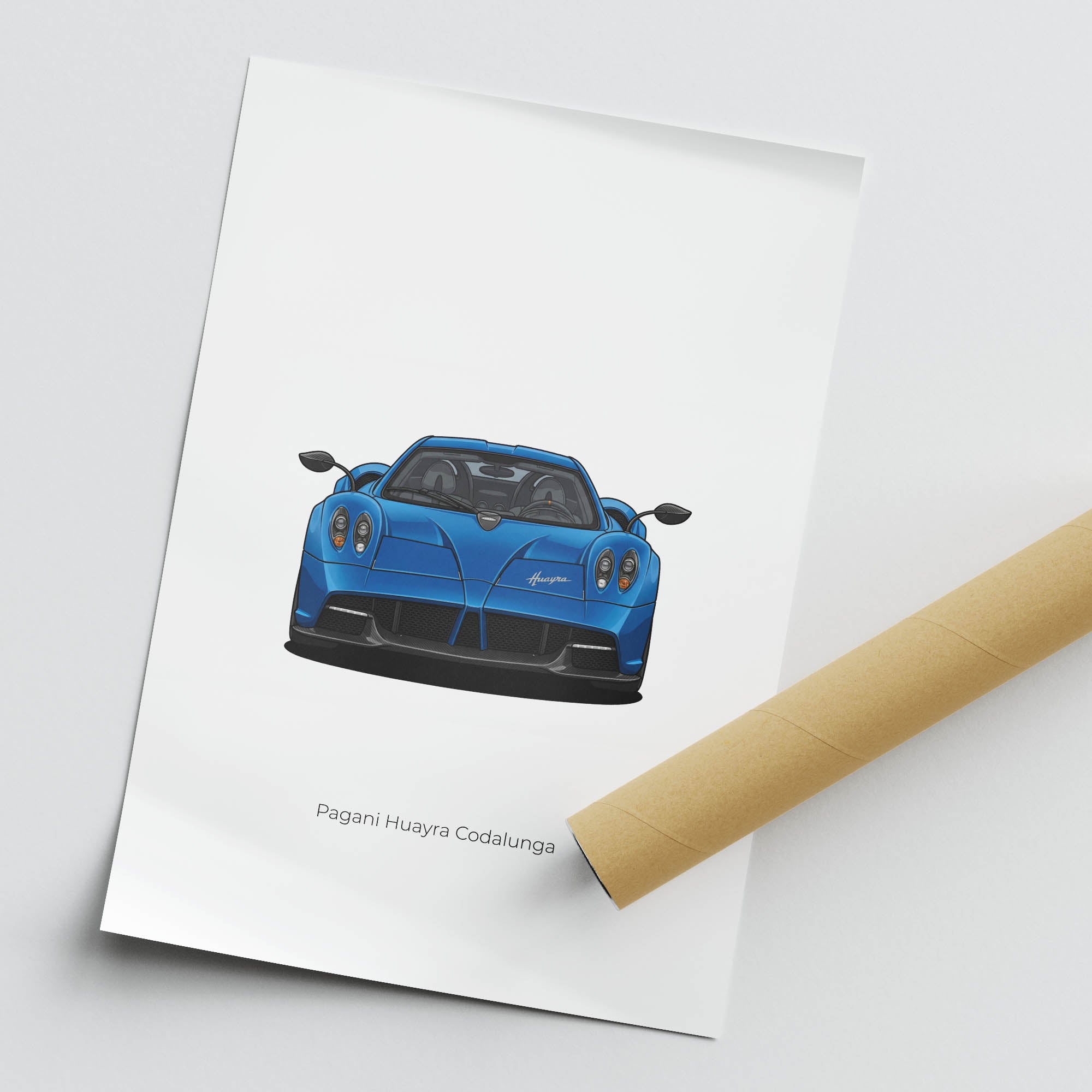 2022 Pagani Huayra Codalunga Semi – Car Print