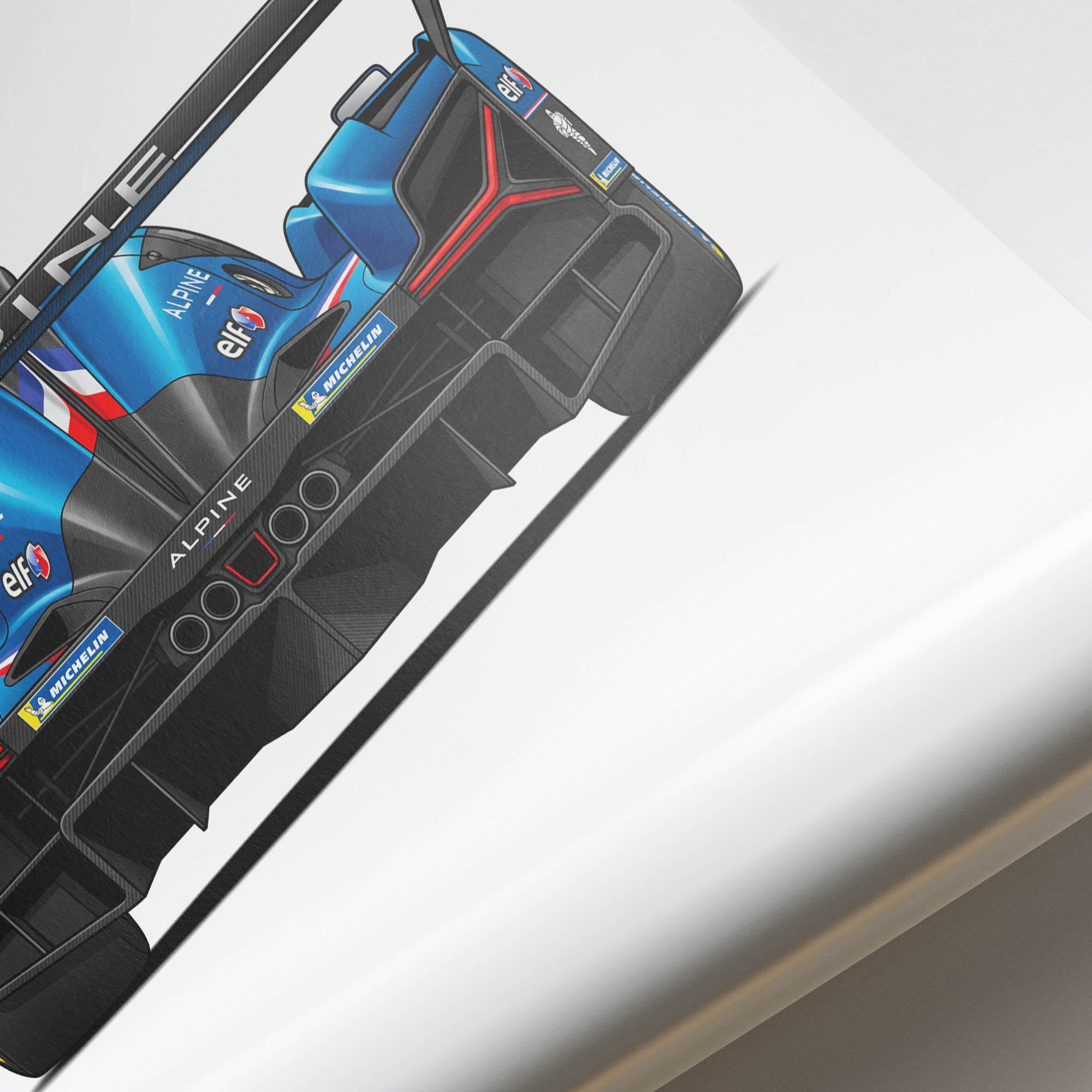 2025 Alpine A424 Alpine Endurance Team – Car Print