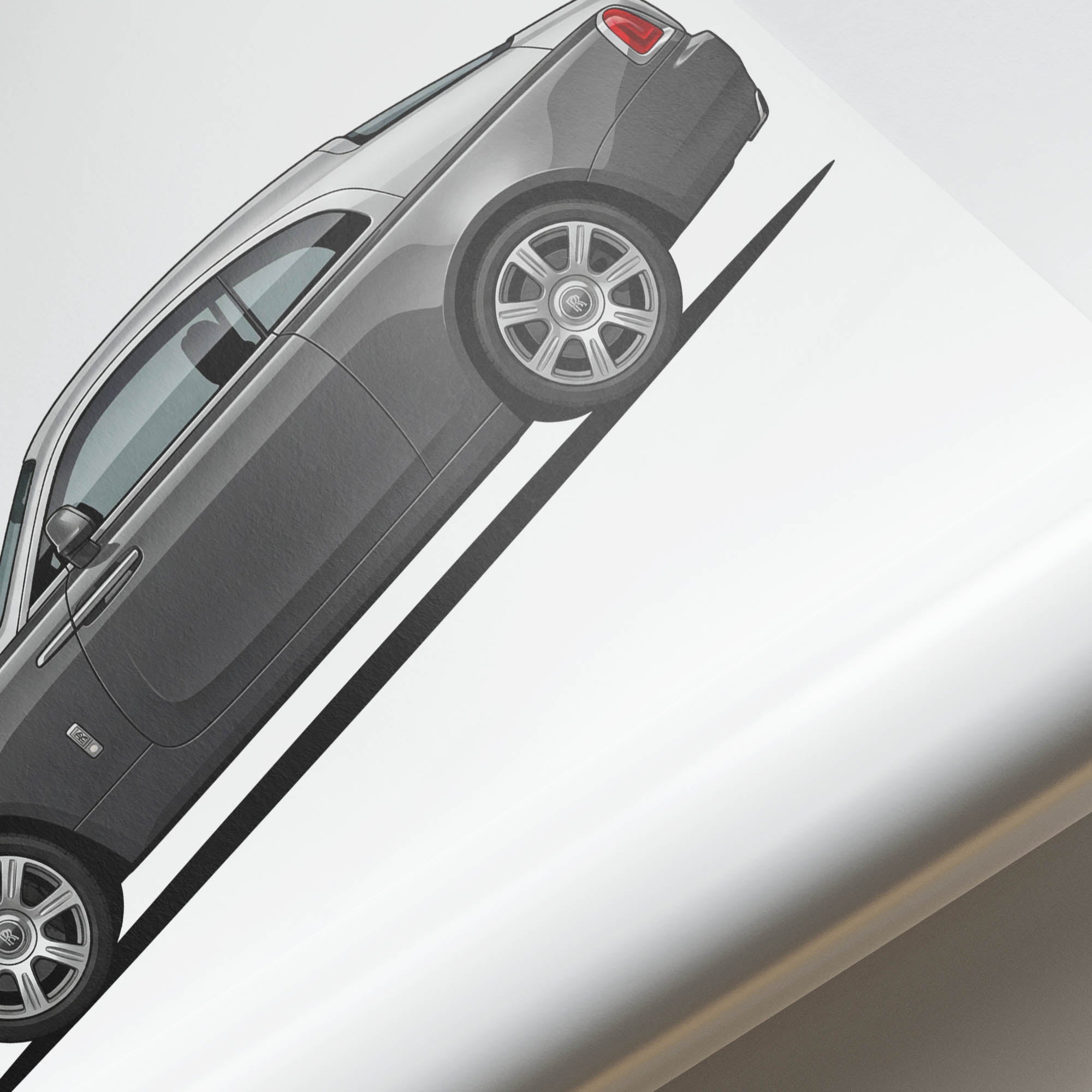 2013 Rolls Royce Wraith Two Tone – Car Print (Side)