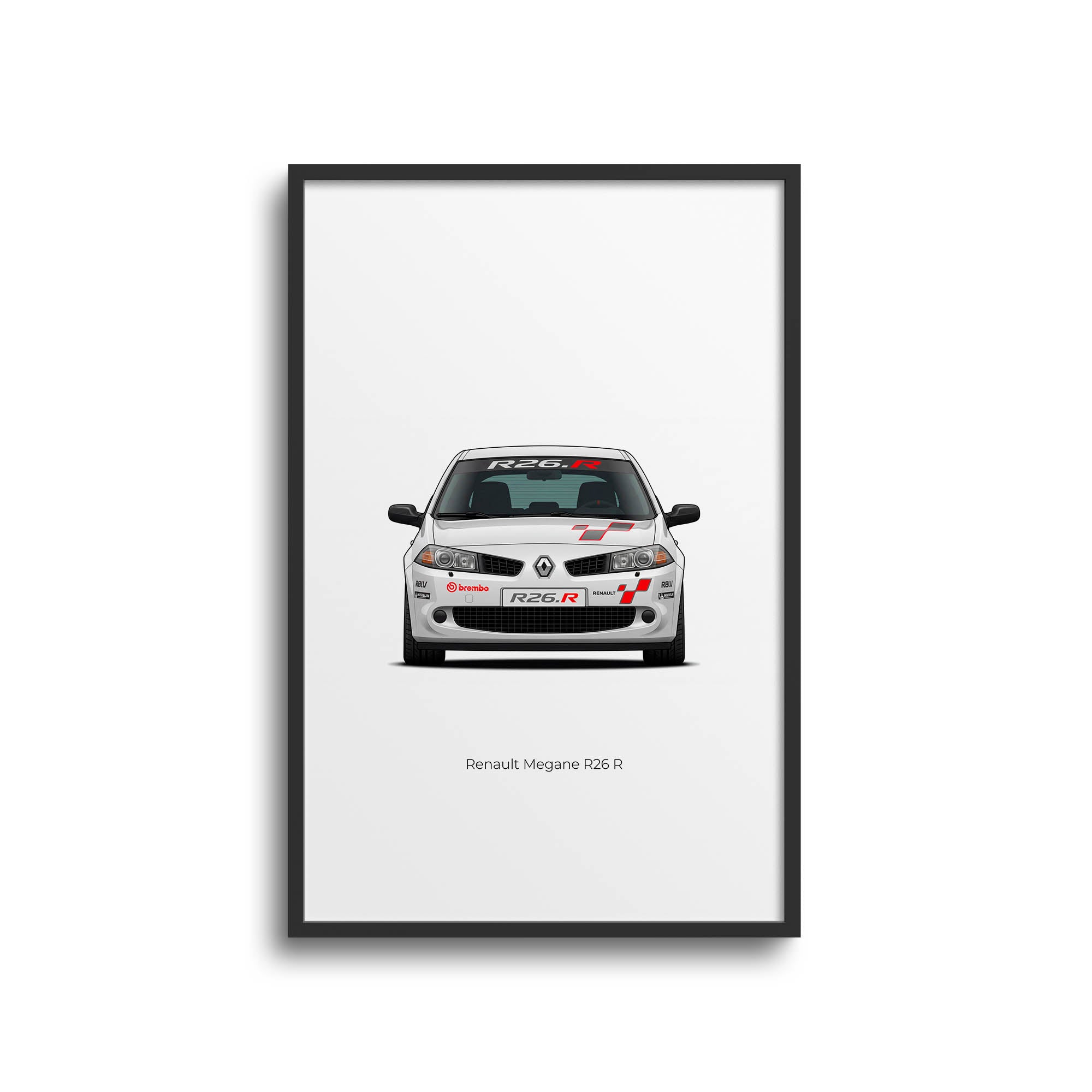 2009 Renault Megane R26 R – Car Print (Front)