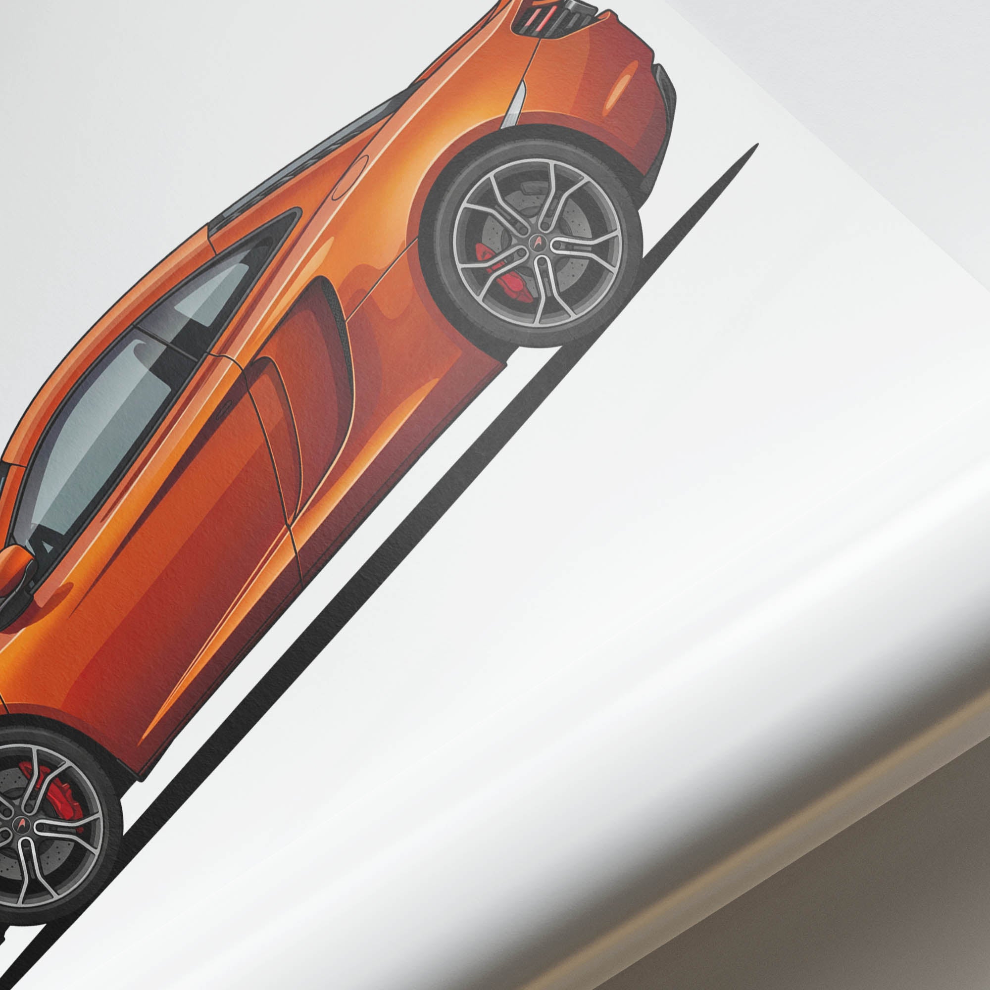 2012 McLaren MP4 12C Volcano – Car Print