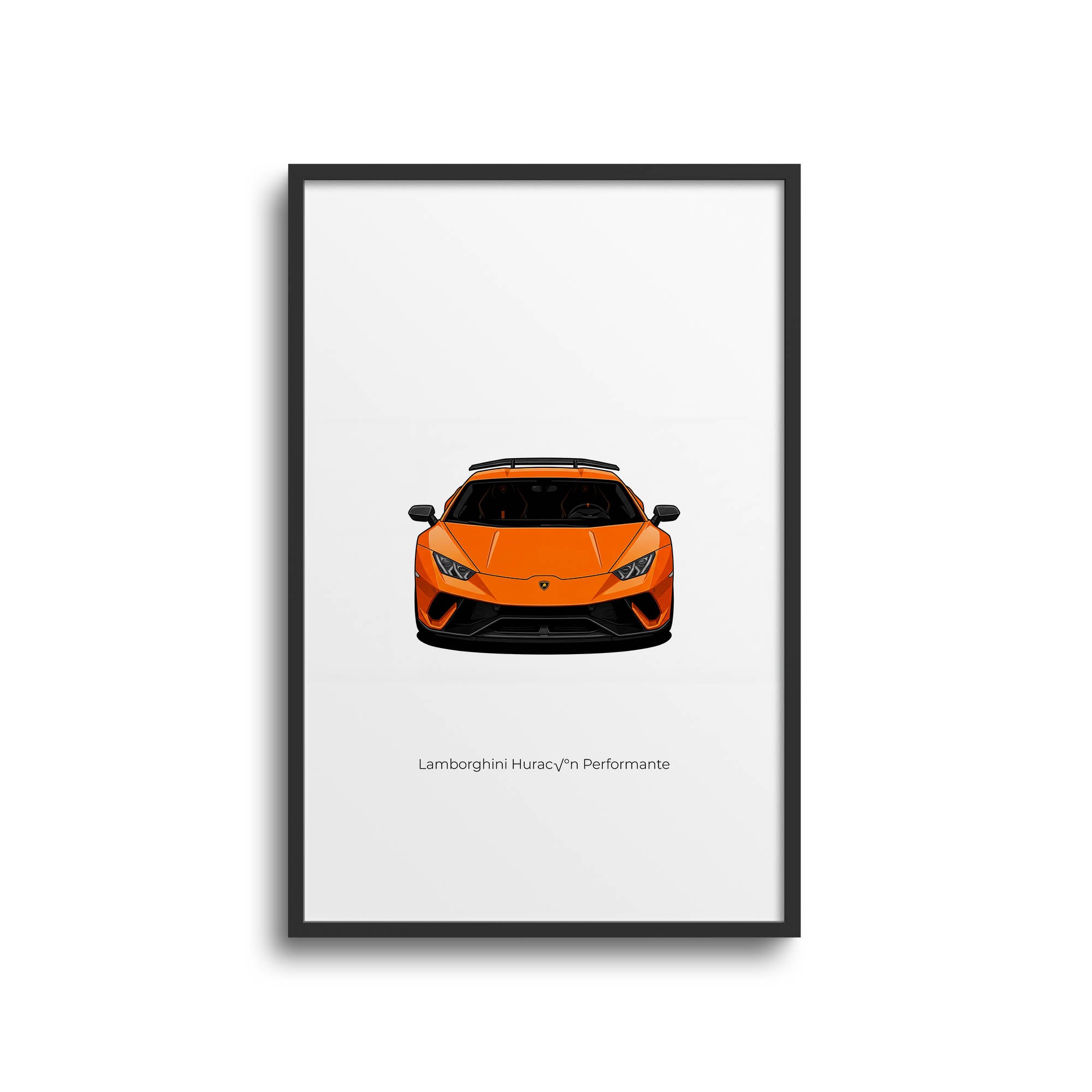 2017 Lamborghini Hurac N Performante – Car Print (Front)