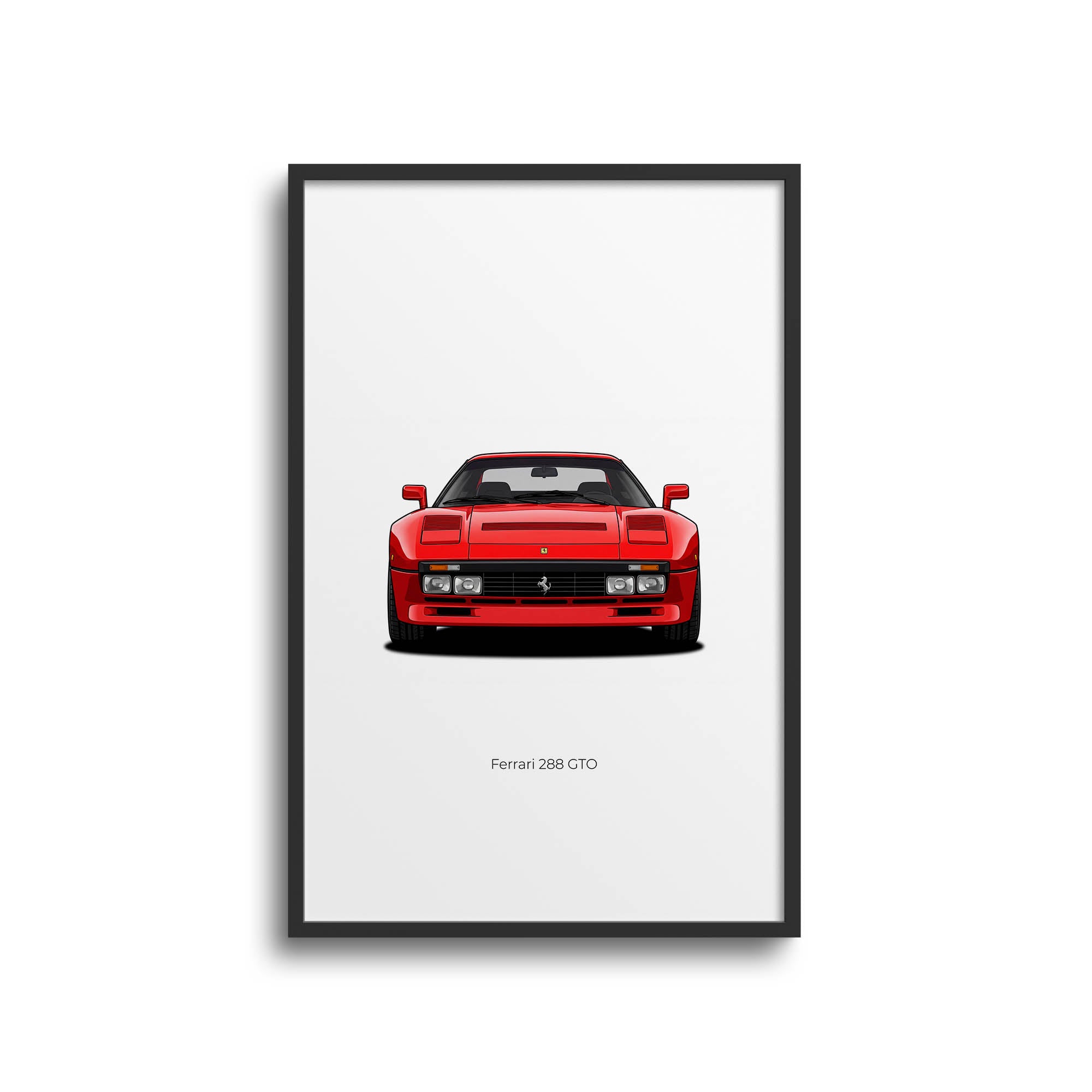 1984 Ferrari 288 GTO – Car Print (Front)