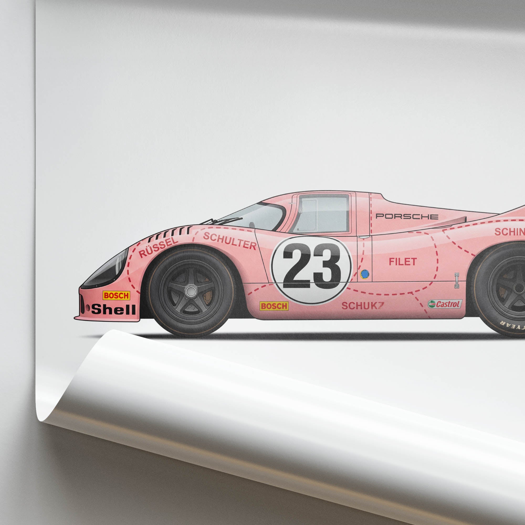 1971 Porsche – Car Print