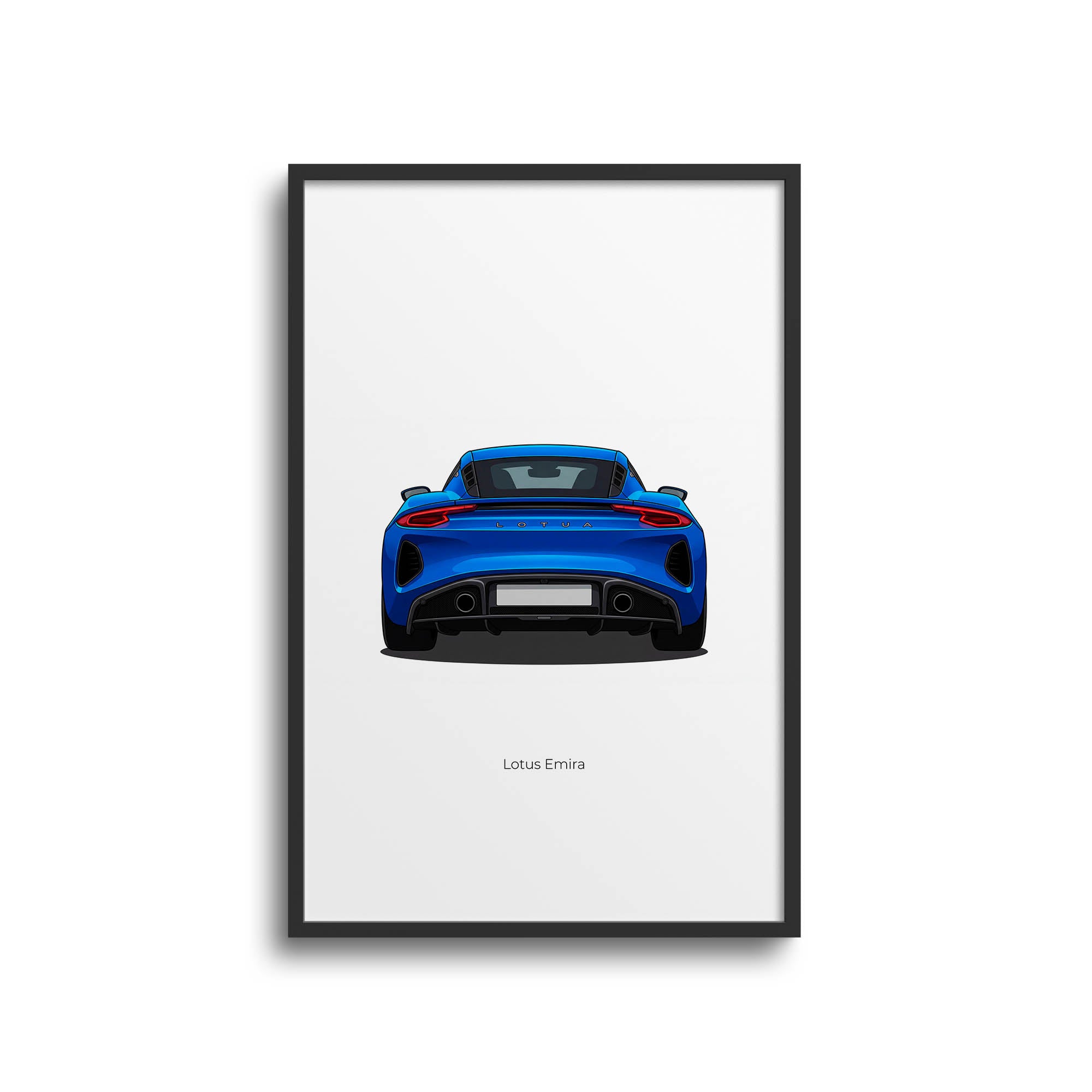 2022 Lotus Emira Seneca – Car Print (Rear)