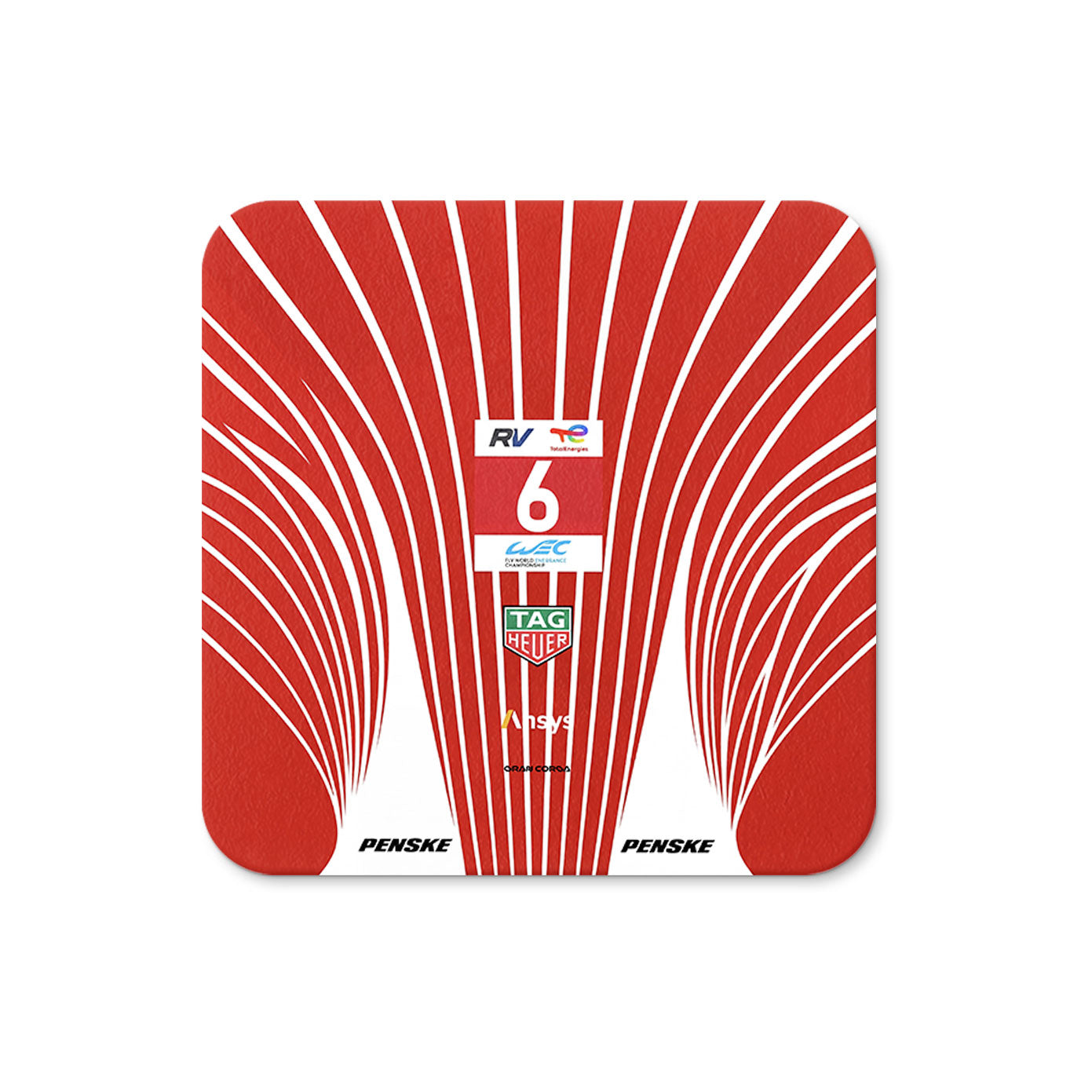 Porsche 963 Coaster – Durable Heat Resistant Motorsport Drinkware Accessory