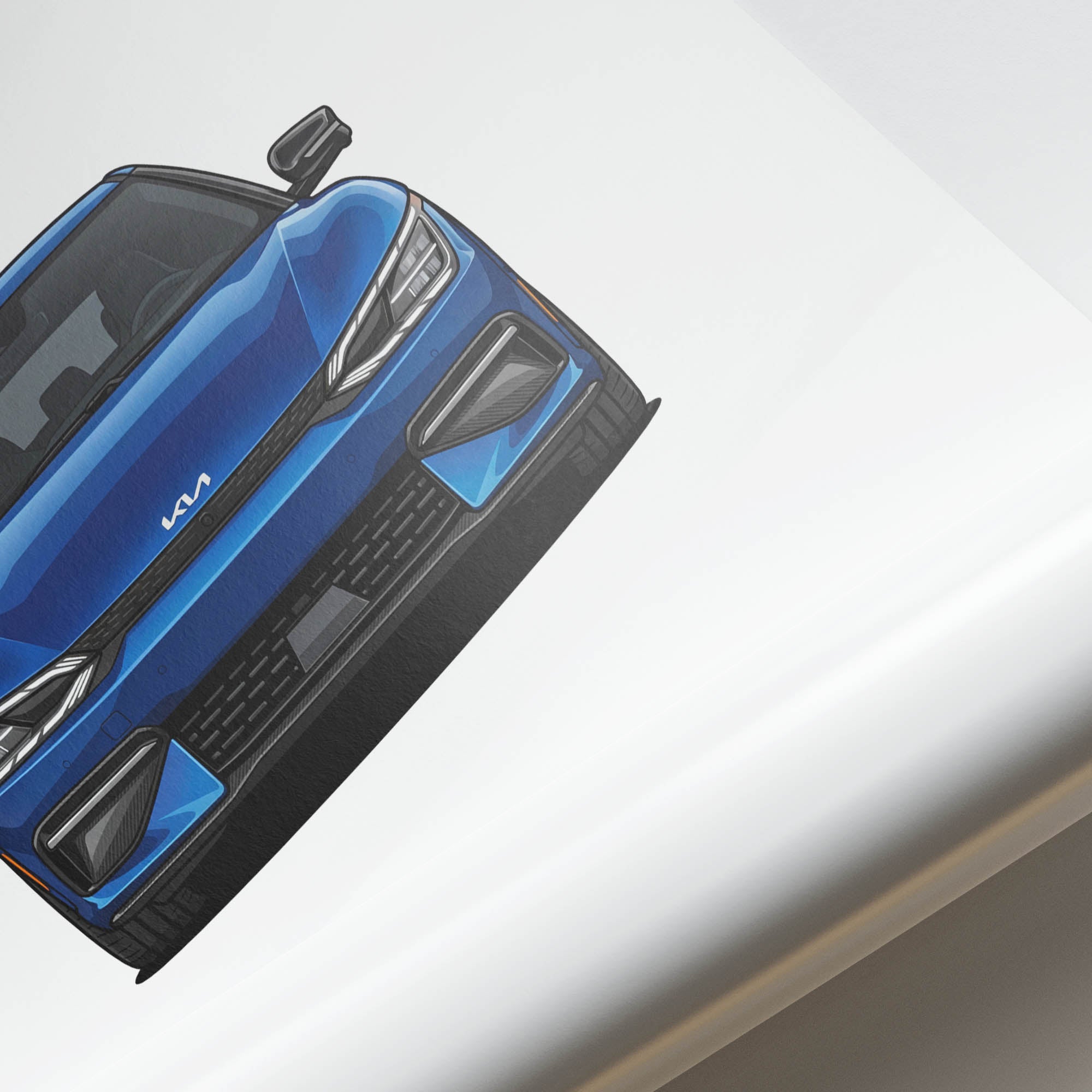 2023 Kia EV6 GT Yacht – Car Print (Front)