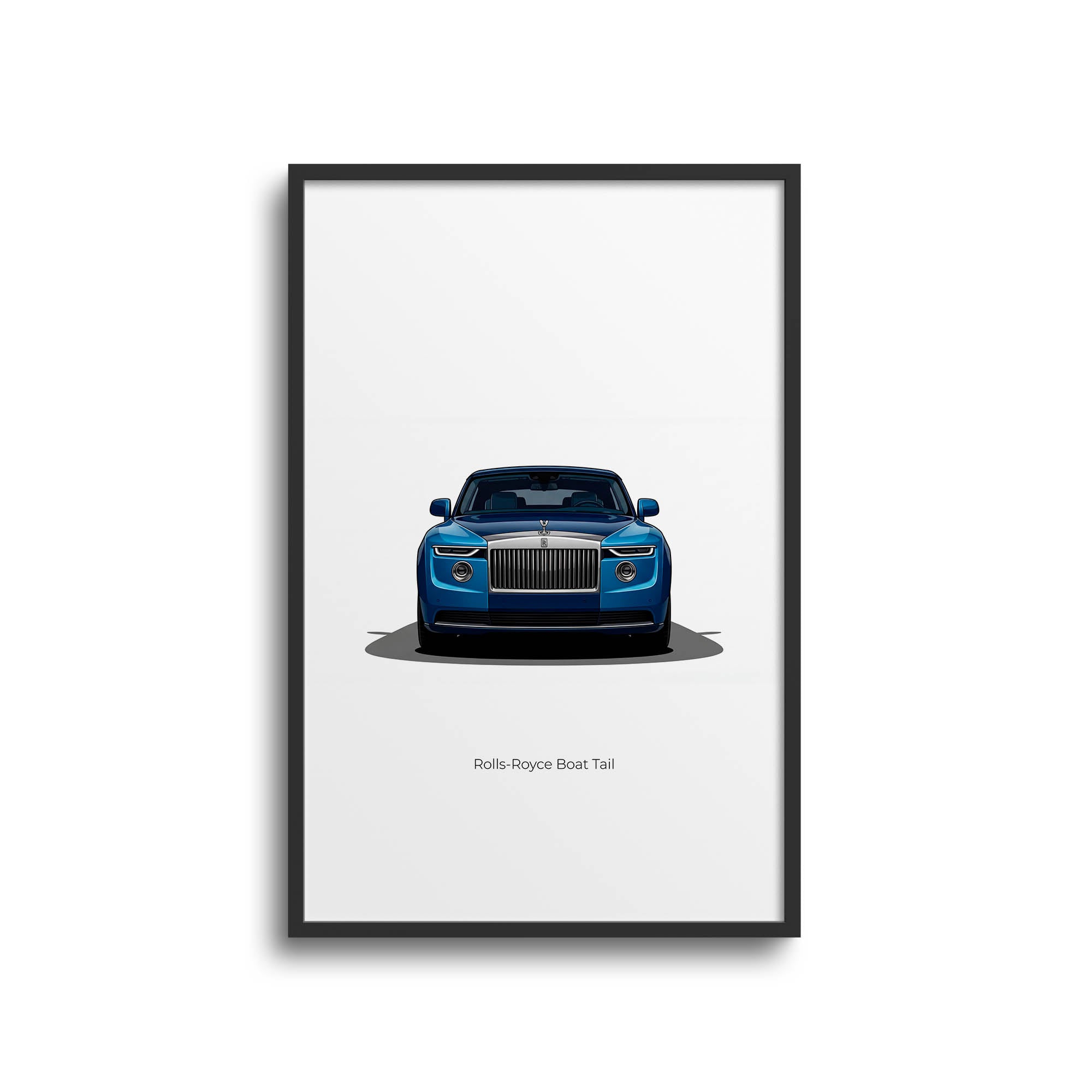 2021 Rolls Royce Boat Tail – Car Print (Front)