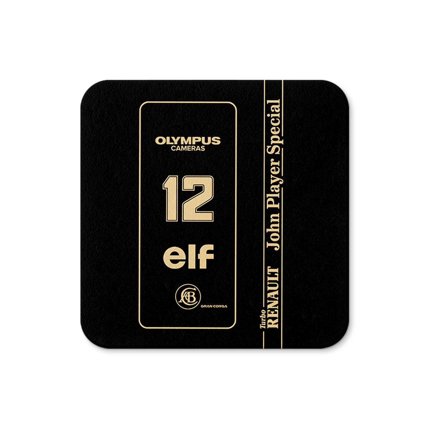 Lotus Senna F1 Coaster - Formula 1 Drink Coaster with Ayrton Senna Memorabilia