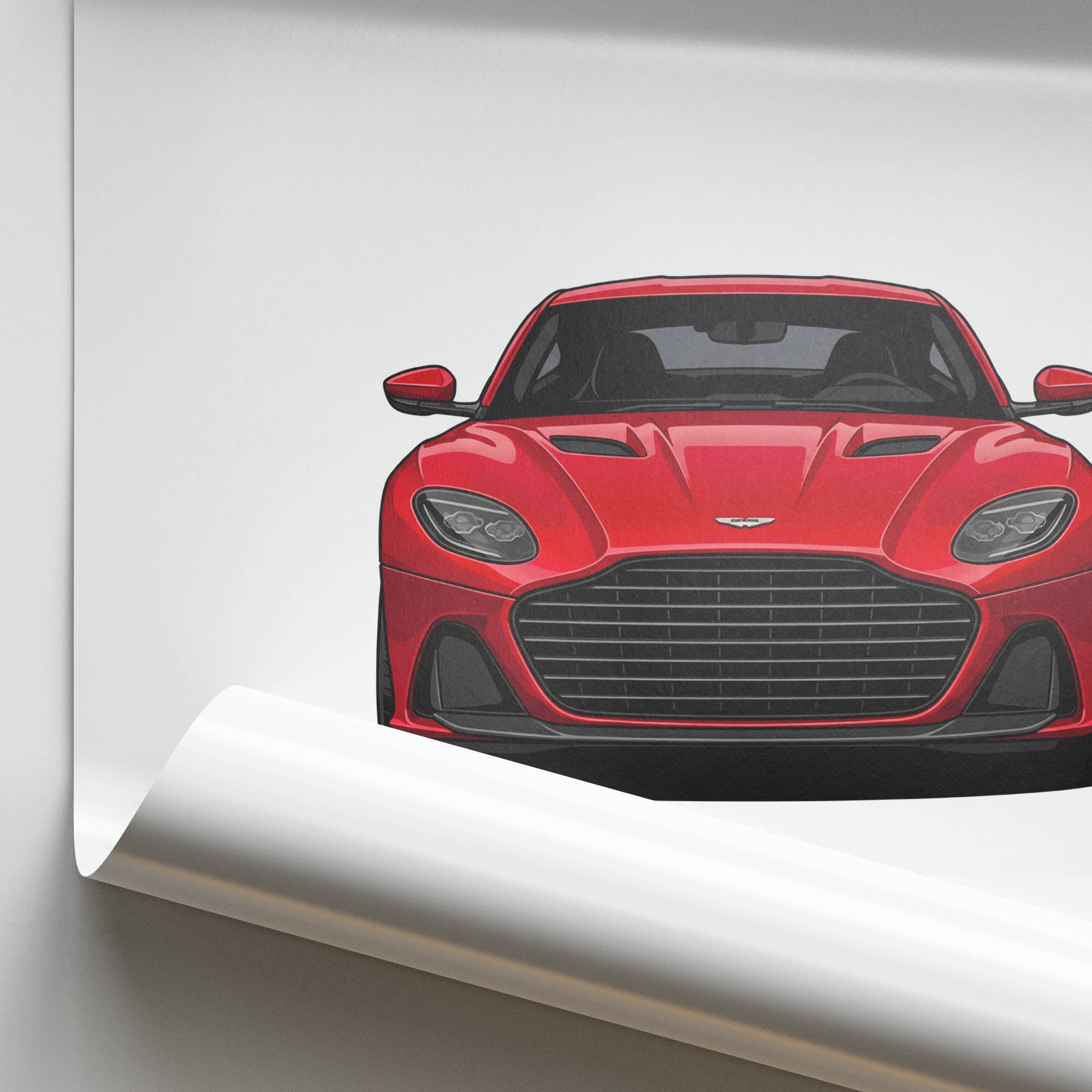 2019 Aston Martin Dbs Superleggera Hyper – Car Print