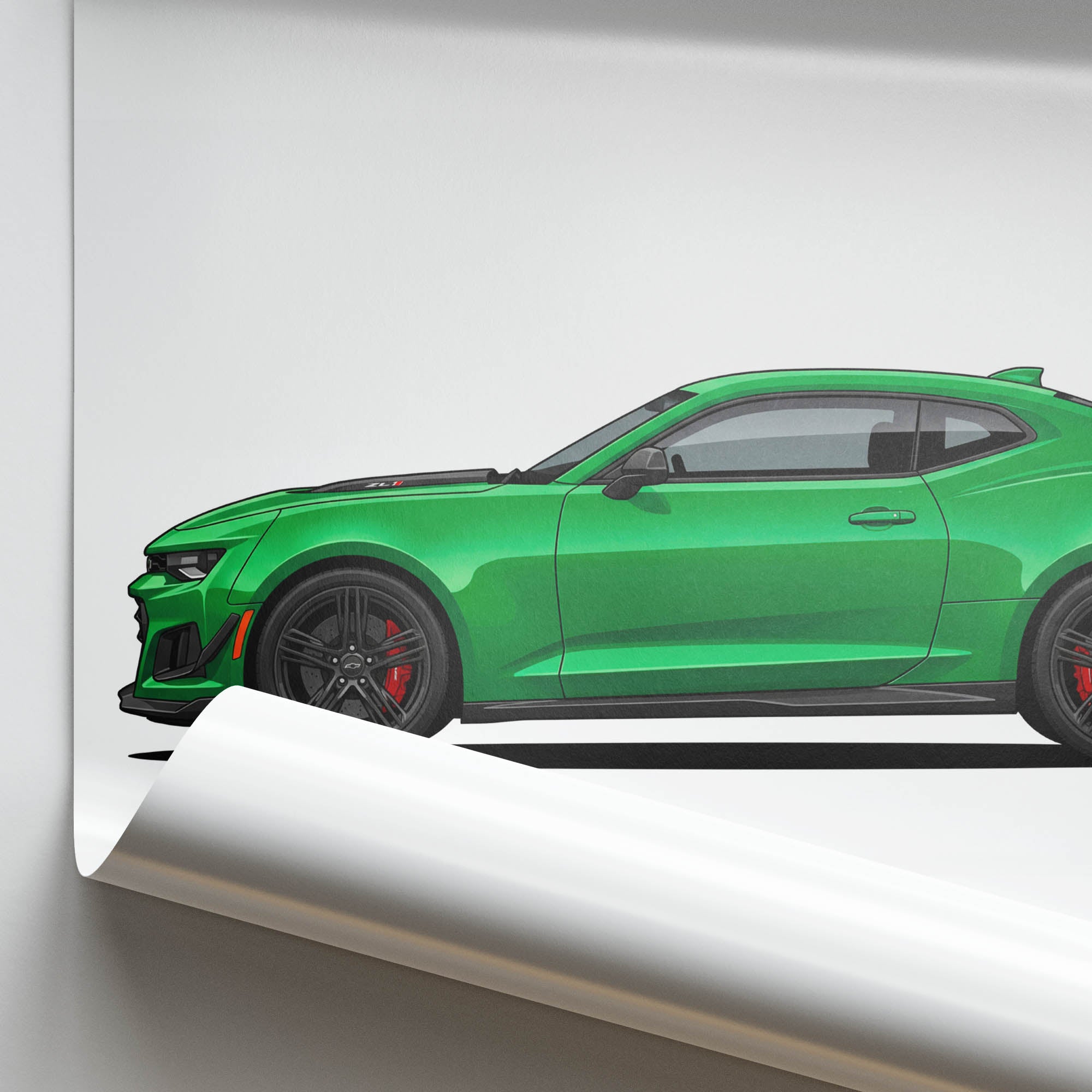 2017 Chevrolet Camaro ZL1 1LE Krypton – Car Print