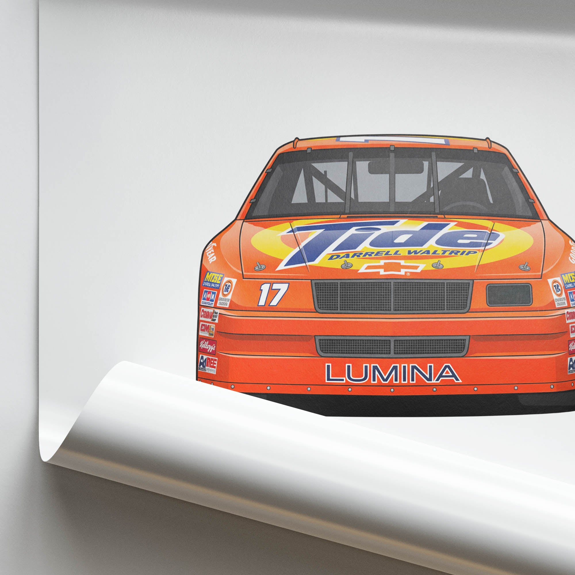 1990 Chevrolet Lumina Darrell Waltrip Tide – Car Print