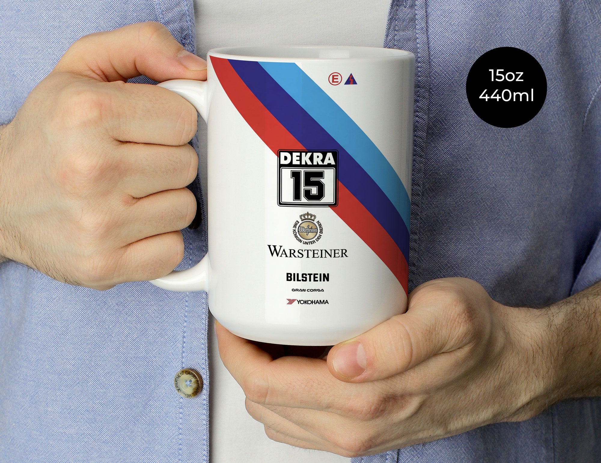 M3 E30 1989 Mug – Classic BMW Racing Ceramic Coffee Cup for Enthusiasts