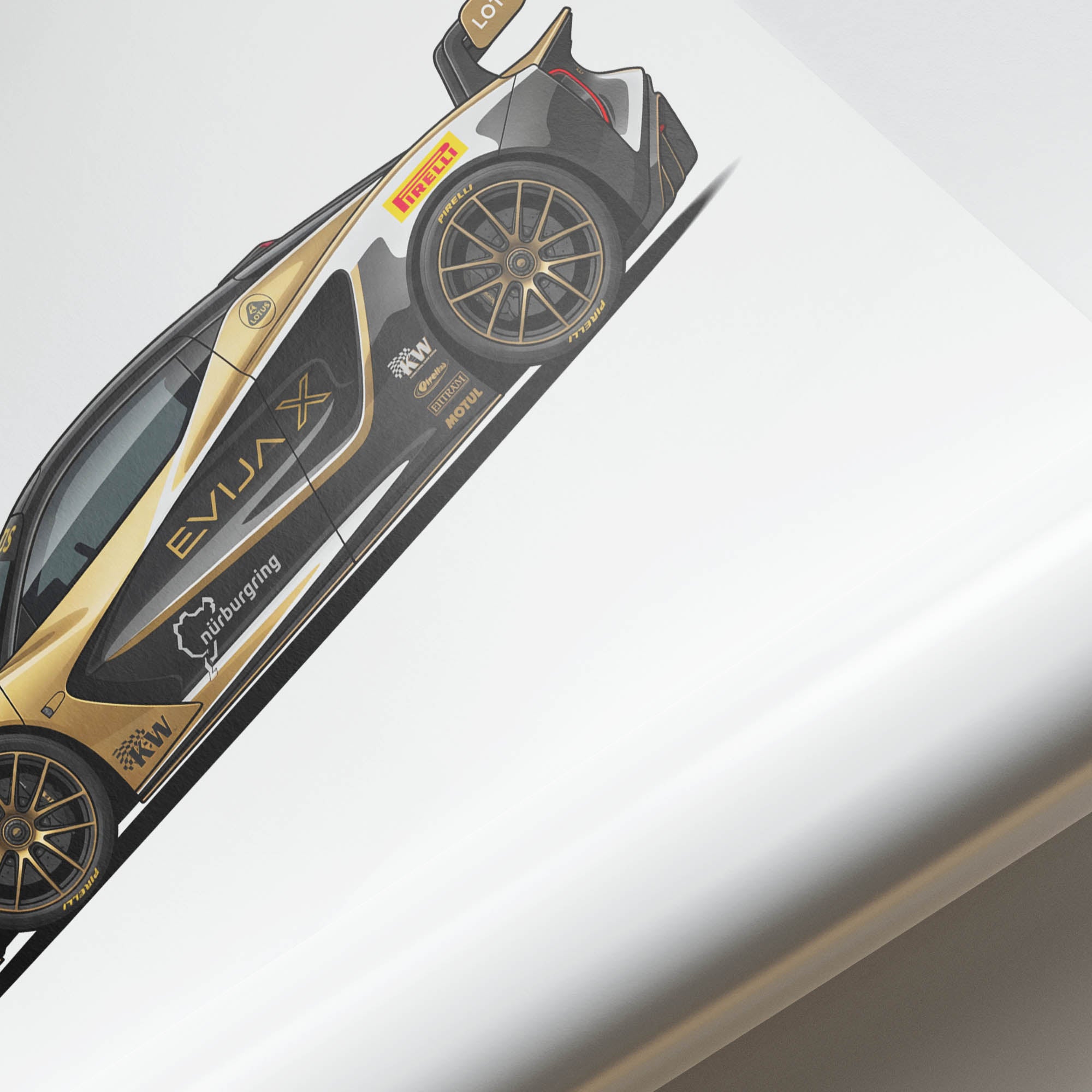 2024 Lotus Evija X Nürburgring Record – Car Print (Side)