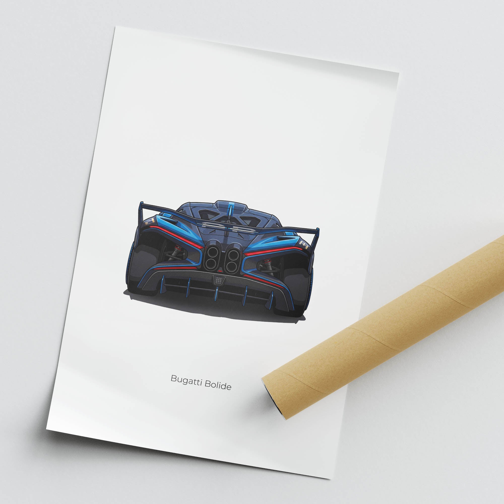 2024 Bugatti Bolide – Car Print