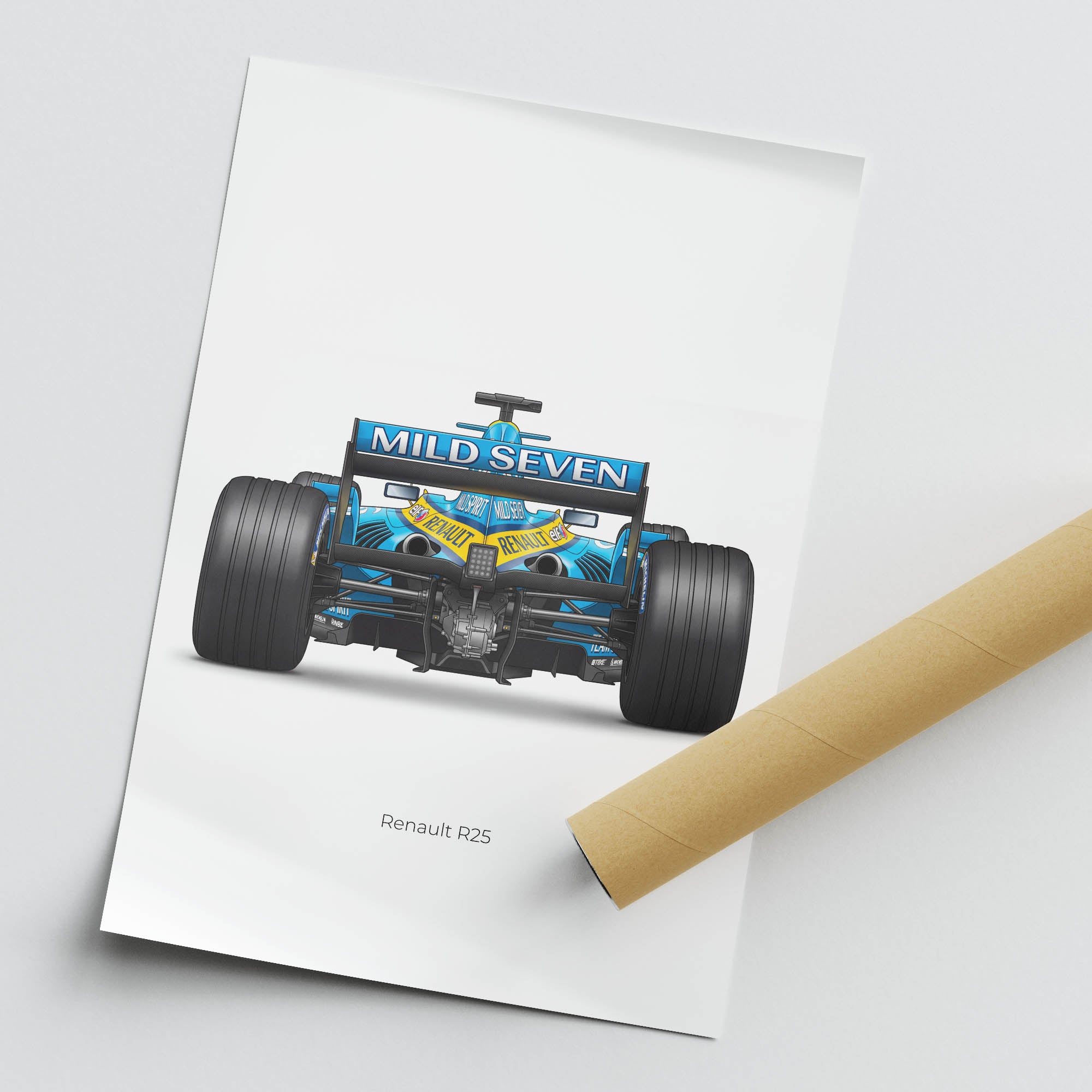 2005 Renault R25 Fernando Alonso – Car Print