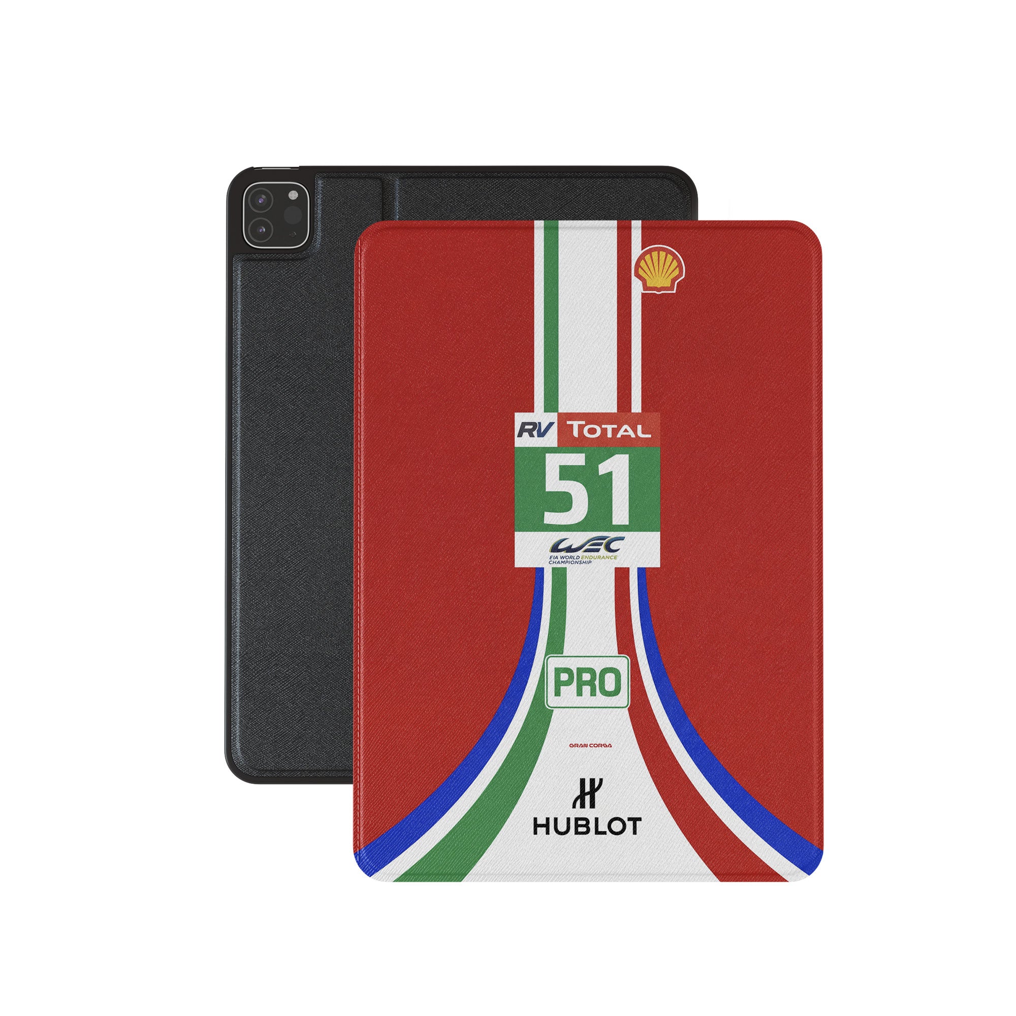 Ferrari 488 GTE iPad Case - Durable Scratch Resistant Tablet Cover with WEC Livery Design