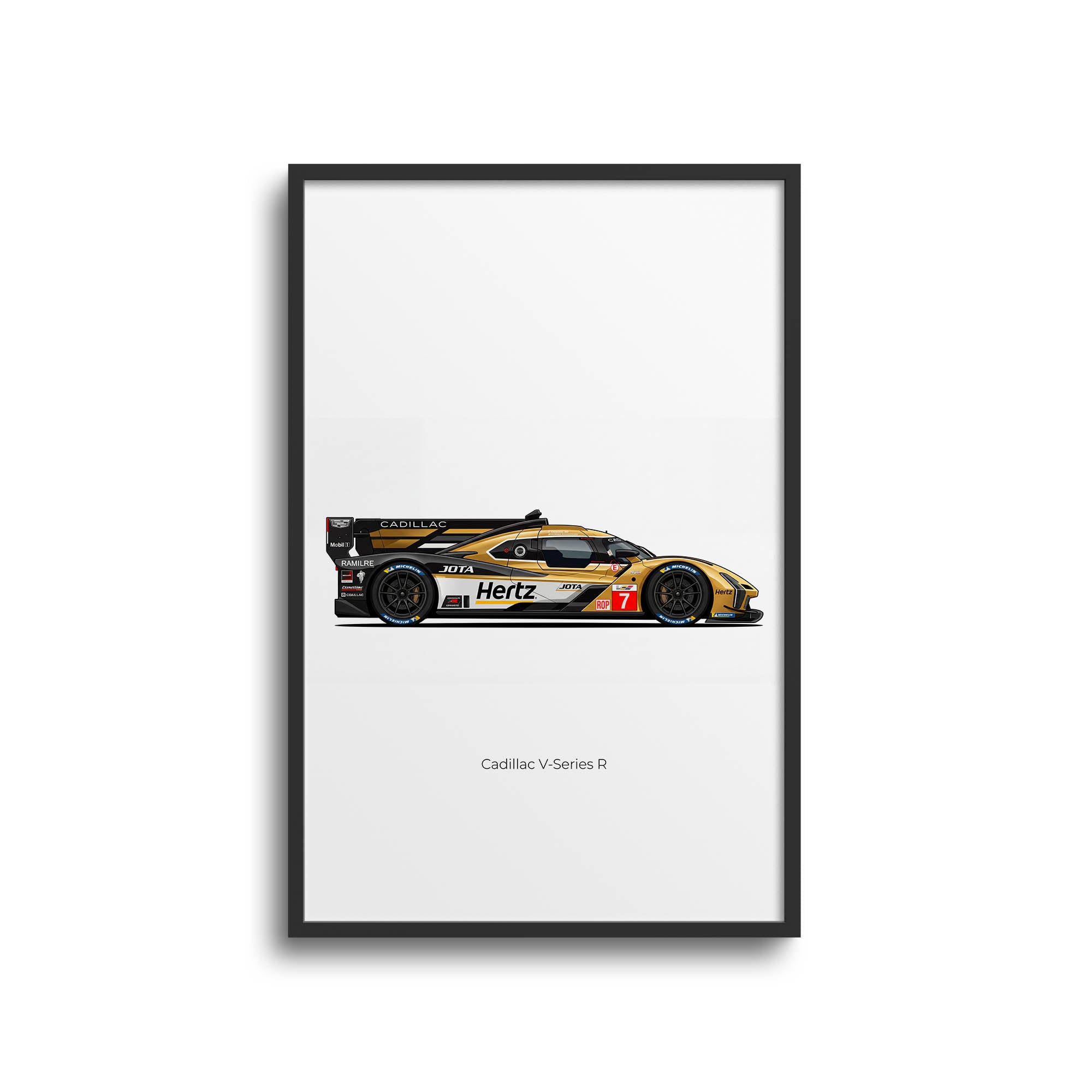 2025 Cadillac V Series R Hertz Team Jota – Car Print