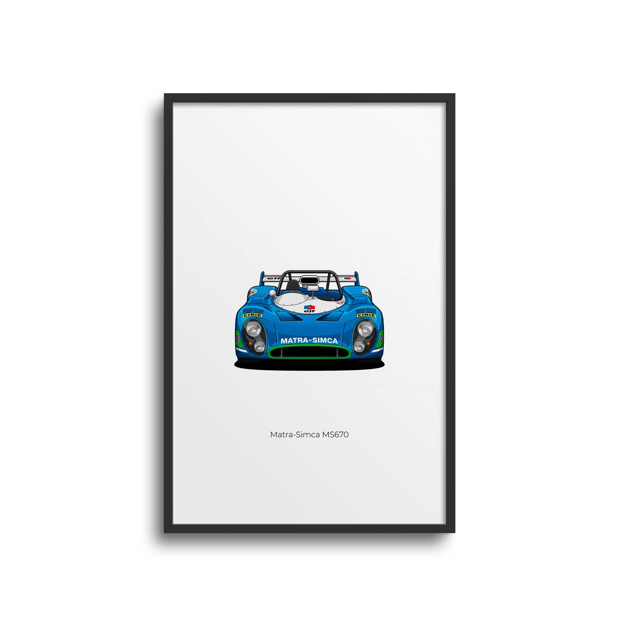 1972 Matra Simca MS670 Matra – Car Print
