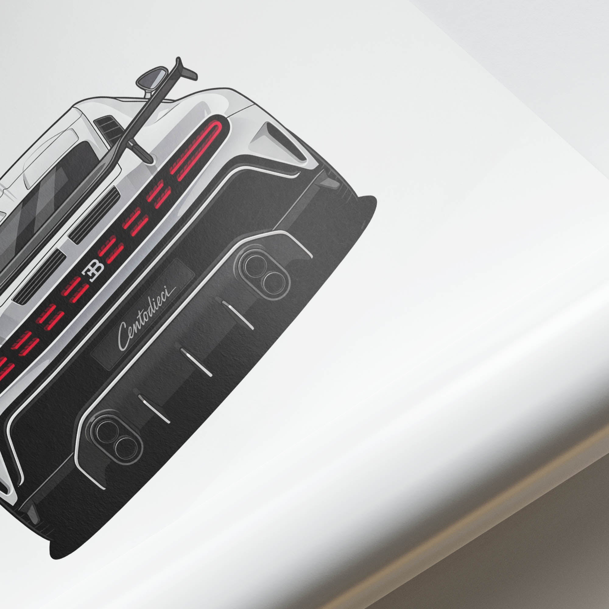2022 Bugatti Centodieci – Car Print