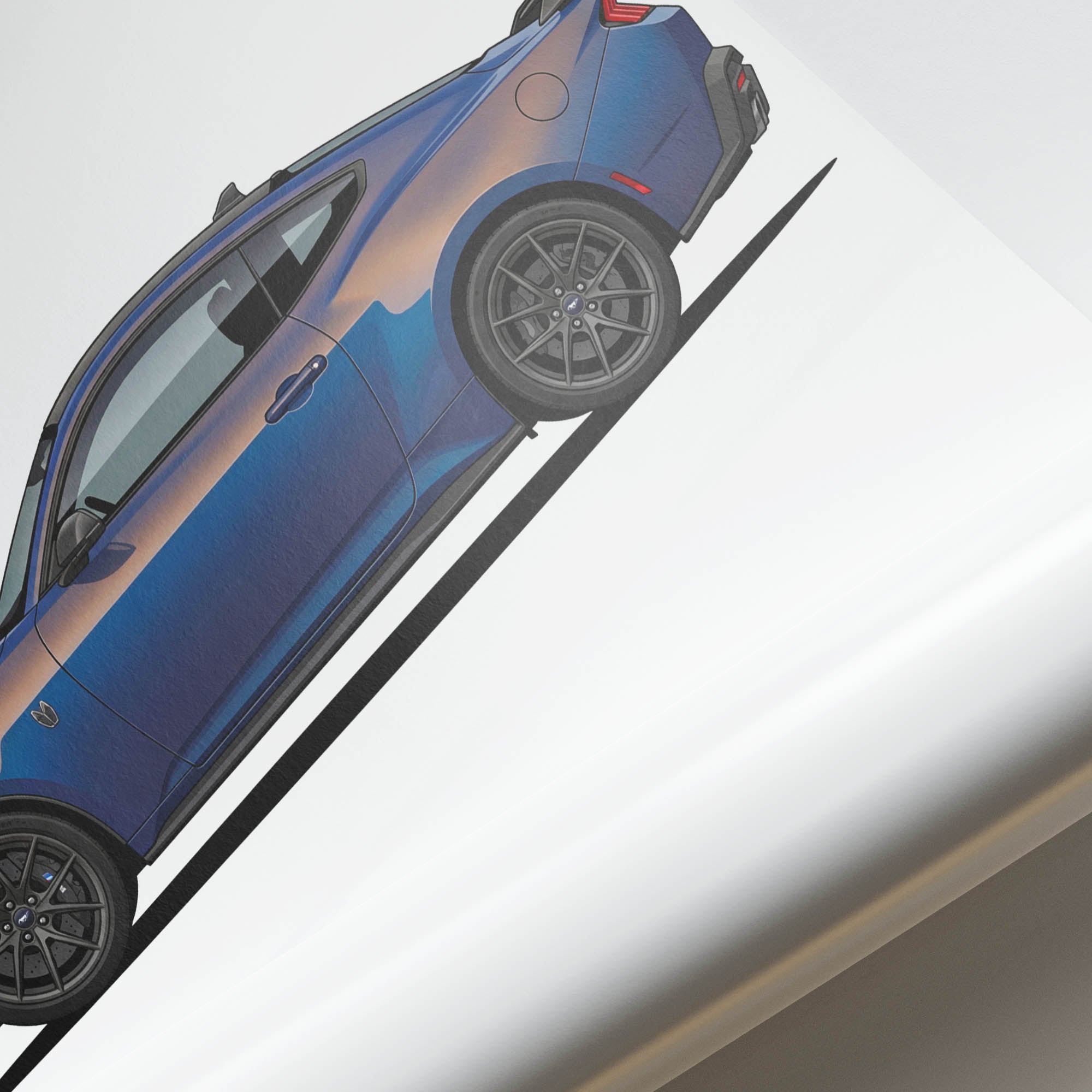 2024 Ford Mustang – Car Print (Side)