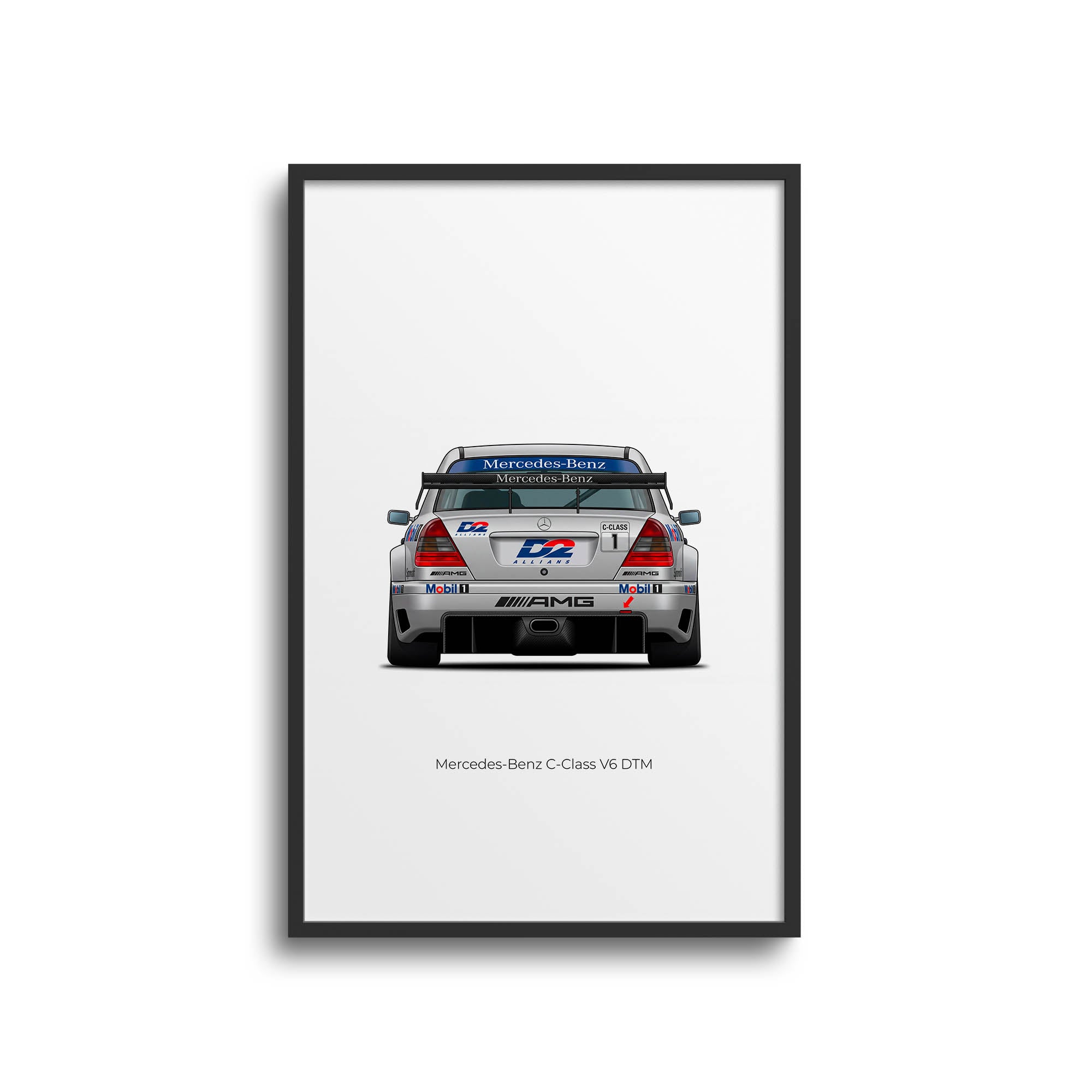 1995 Mercedes-Benz C Class V6 DTM Bernd – Car Print