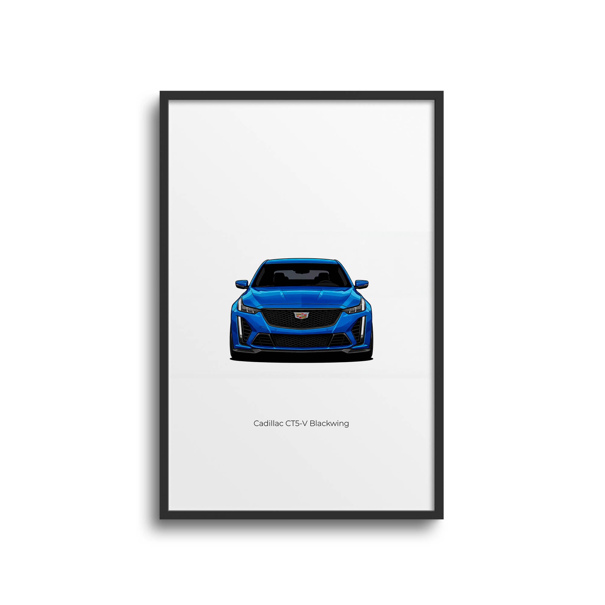 2023 Cadillac CT5 V Blackwing Electric – Car Print (Front)