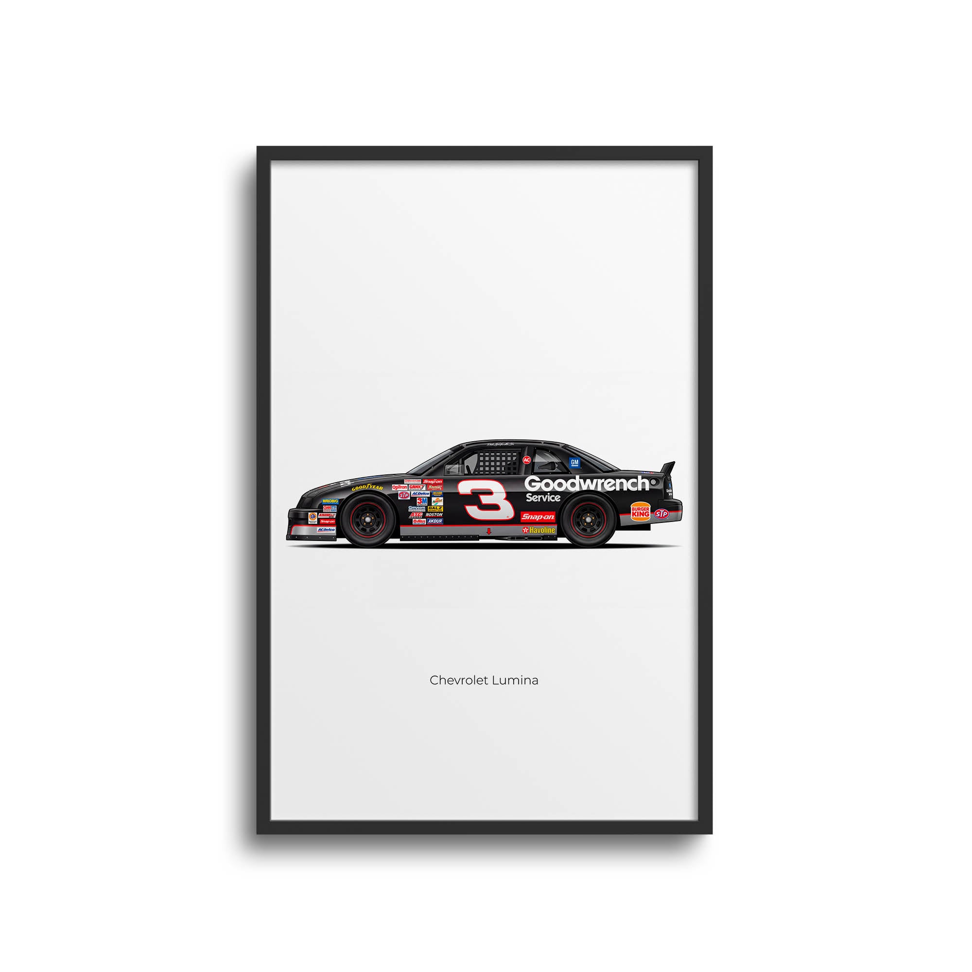 1994 Chevrolet Lumina Dale Earnhardt Sr – Car Print (Side)