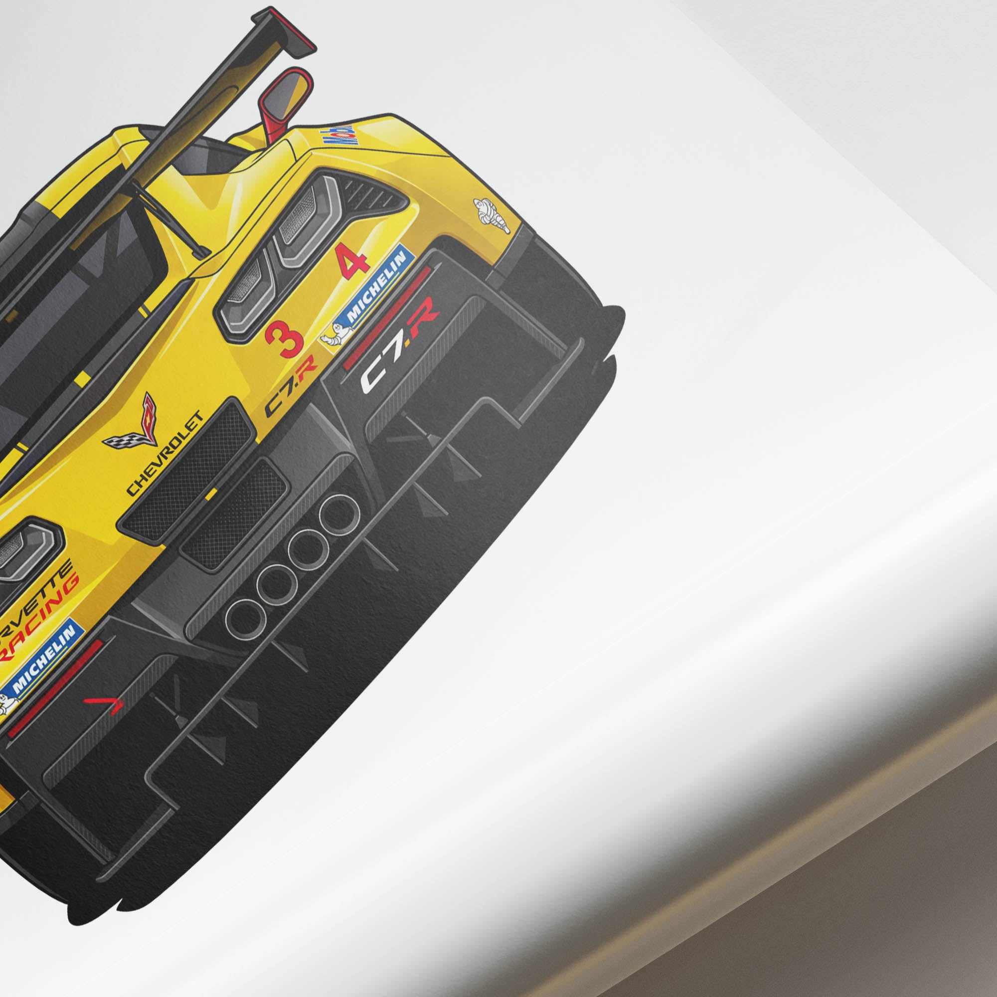 2015 Chevrolet Corvette C7 R Velocity – Car Print