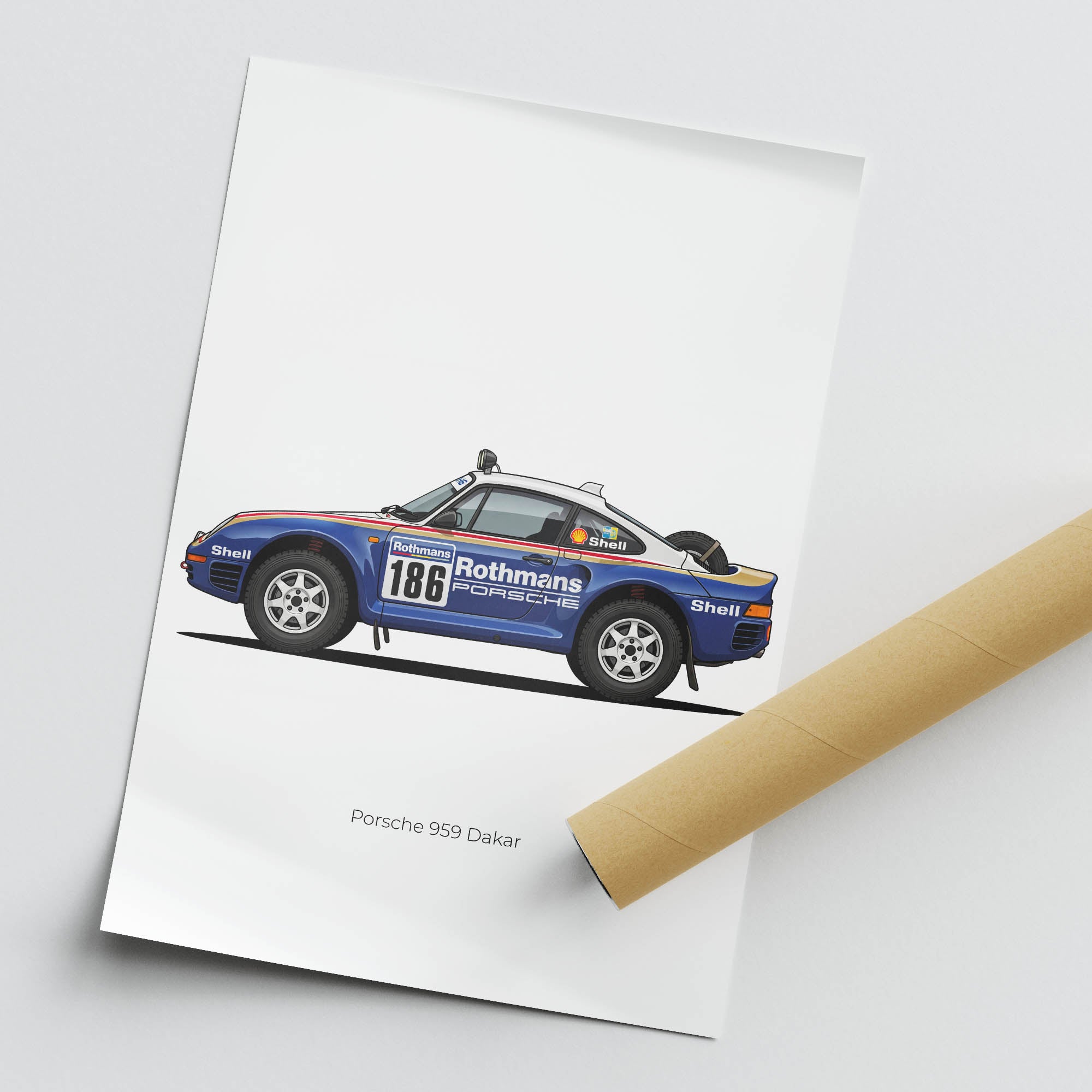 1986 Porsche – Car Print