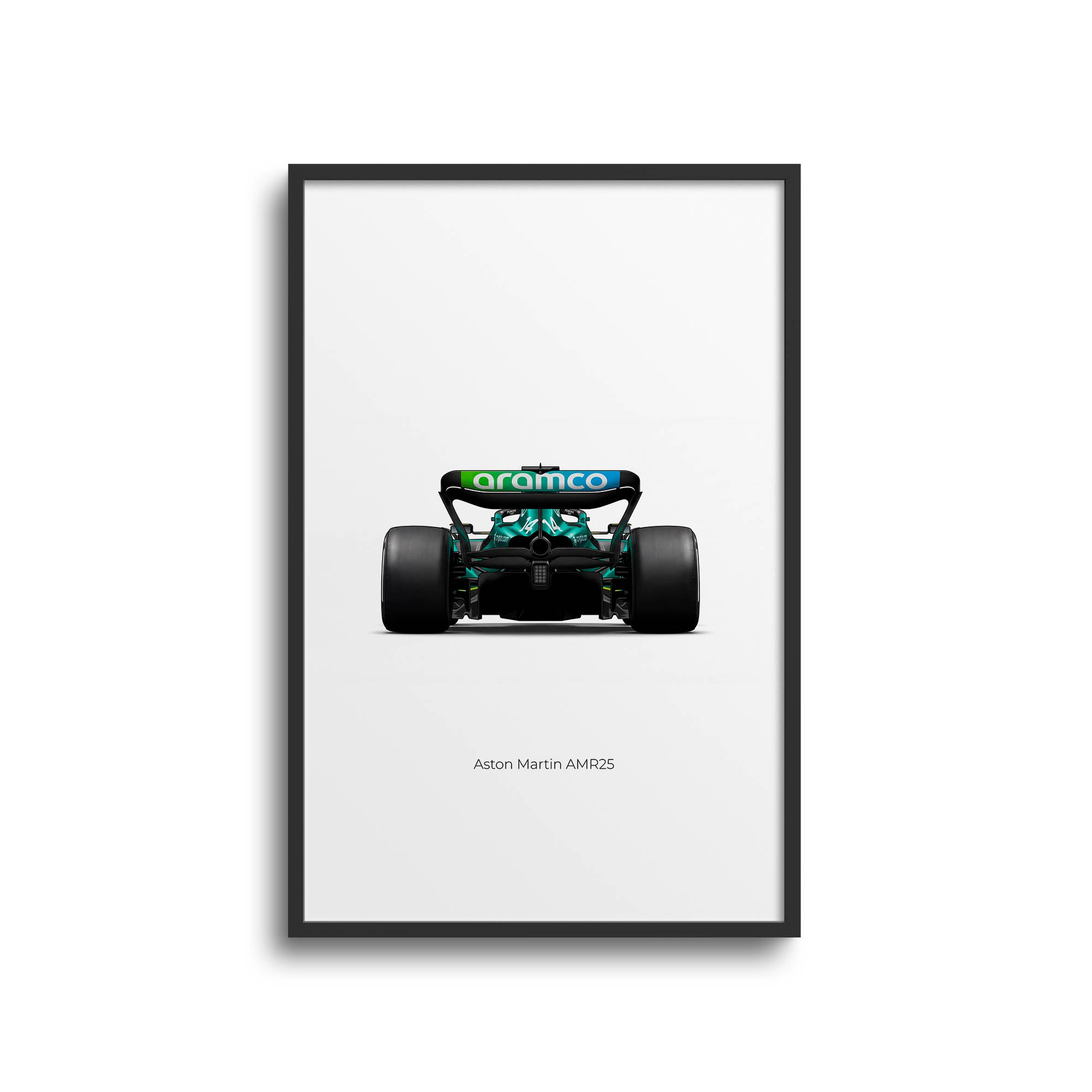 Aston Martin Amr25 Poster - 2025 F1 Car Print With British Racing Green Livery