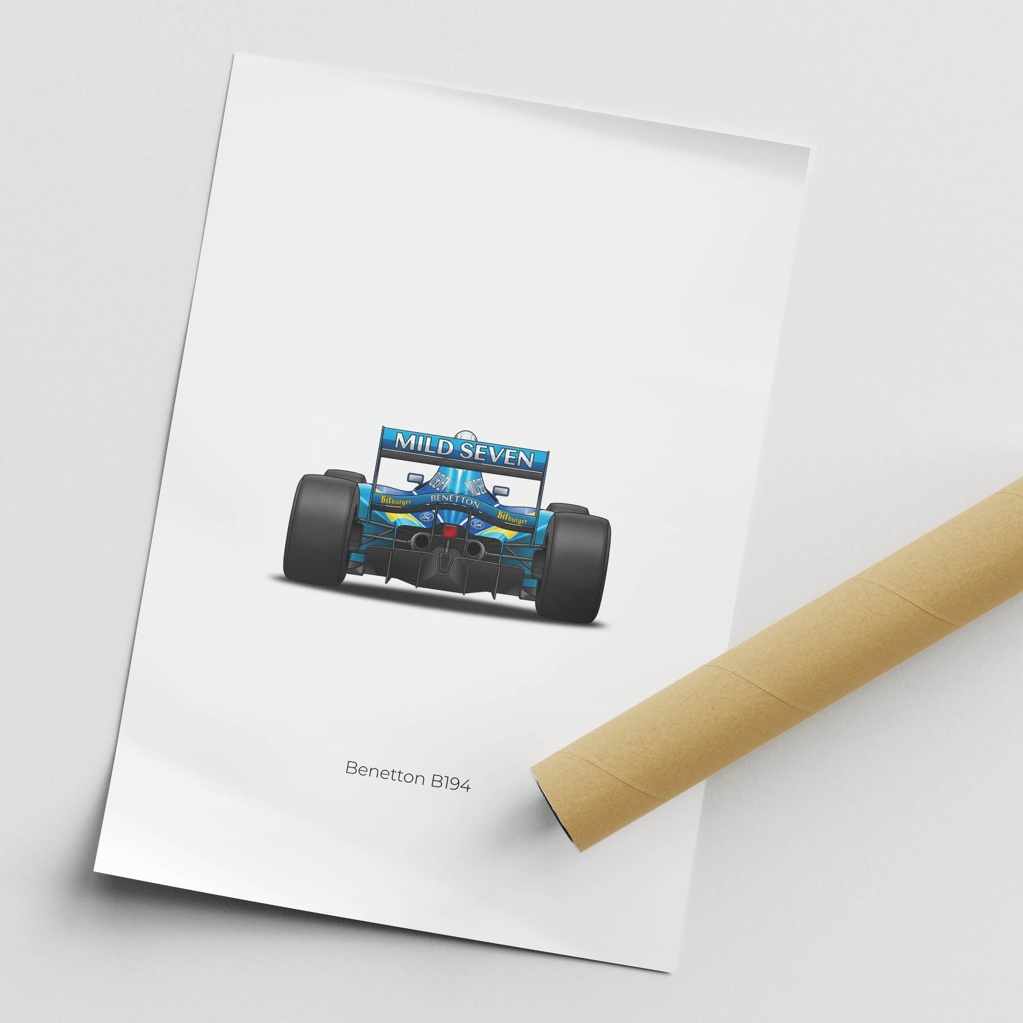 1994 Benetton B194 Michael Schumacher – Car Print
