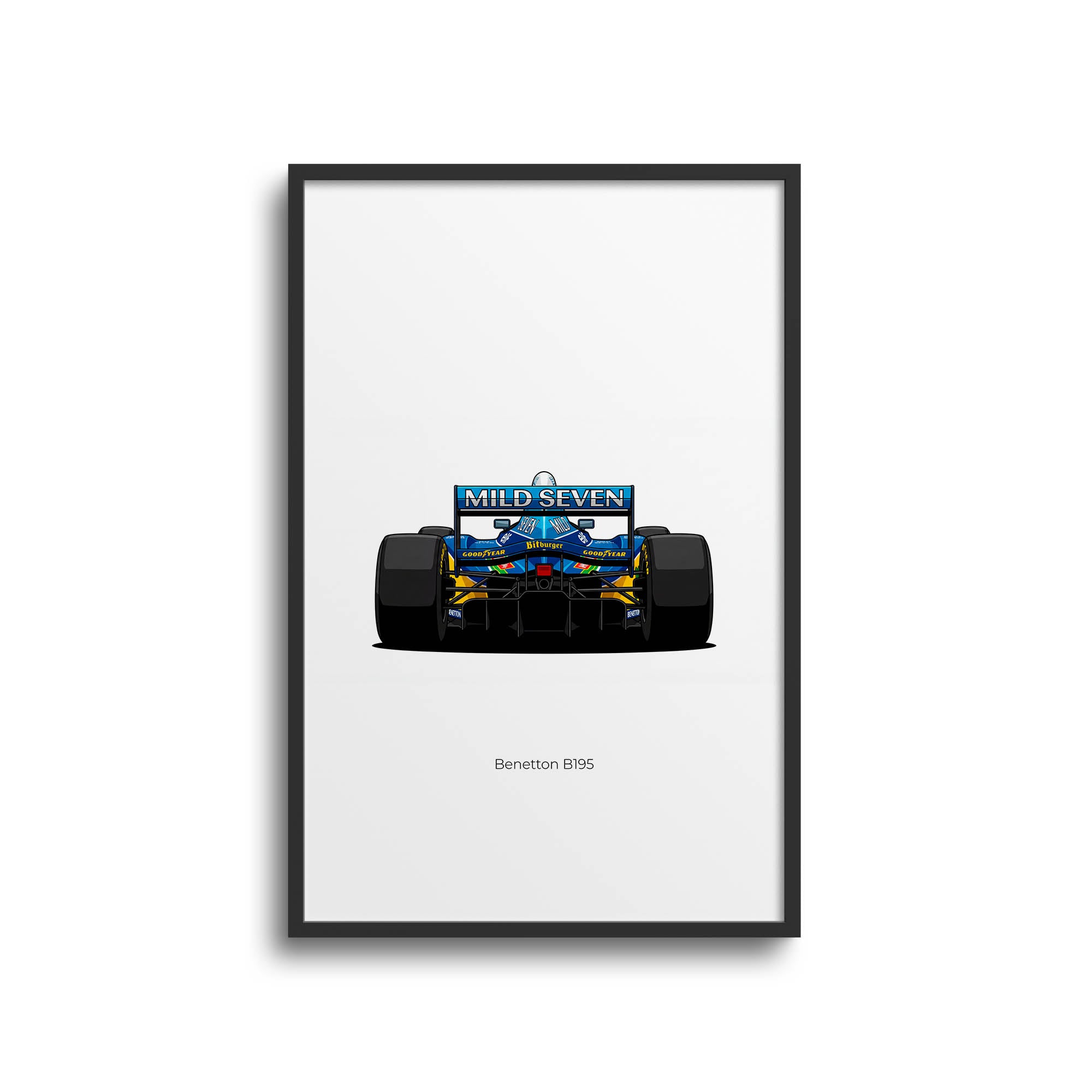 1995 Benetton B195 Michael Schumacher – Car Print