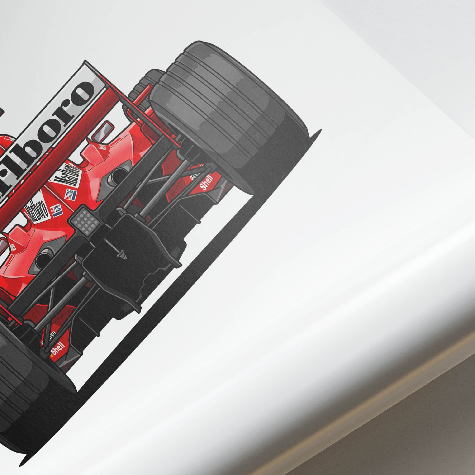 2001 Ferrari F2001 Michael Schumacher – Car Print