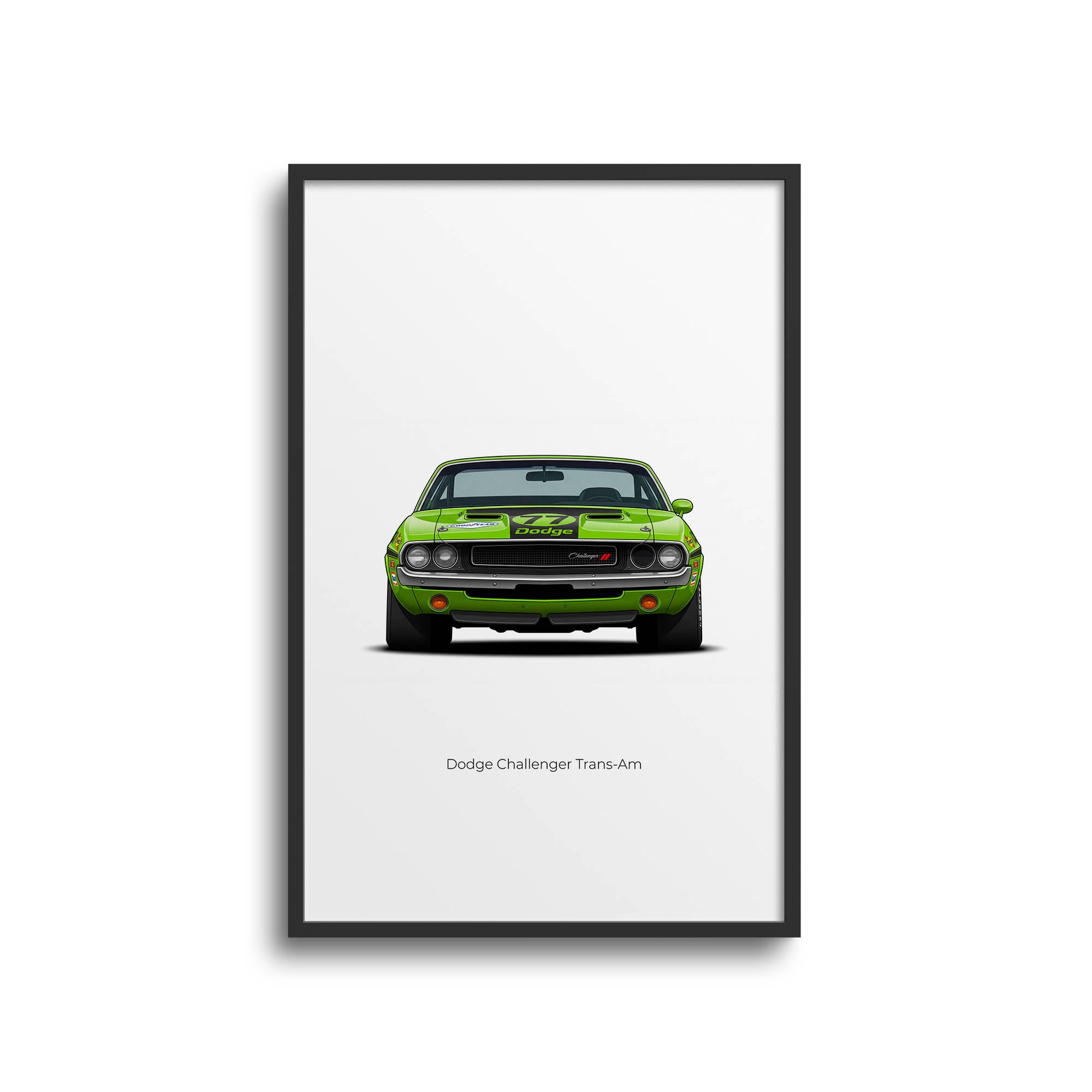 1970 Dodge Challenger Trans Am Sam Posey – Car Print