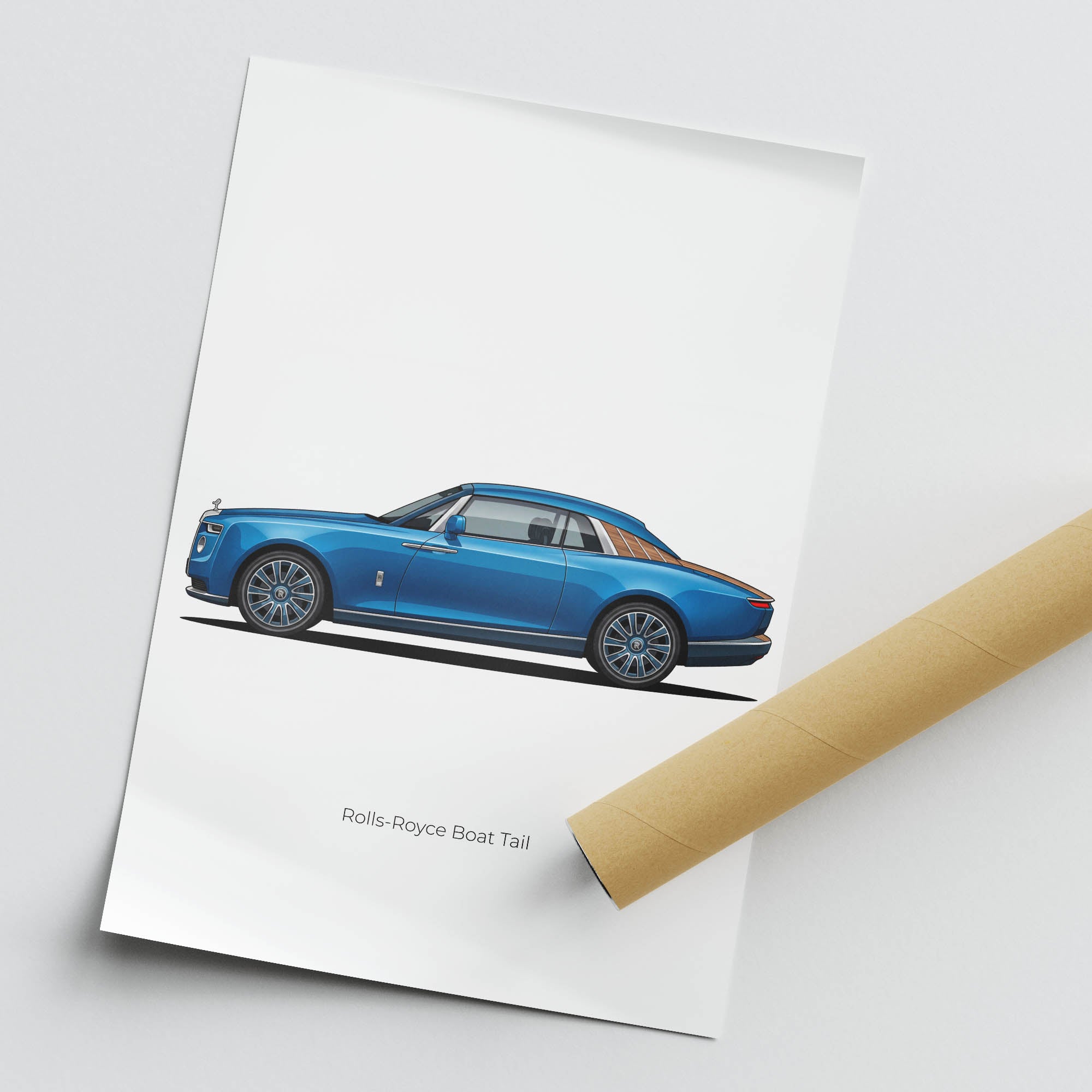 2021 Rolls Royce Boat Tail – Car Print (Side)